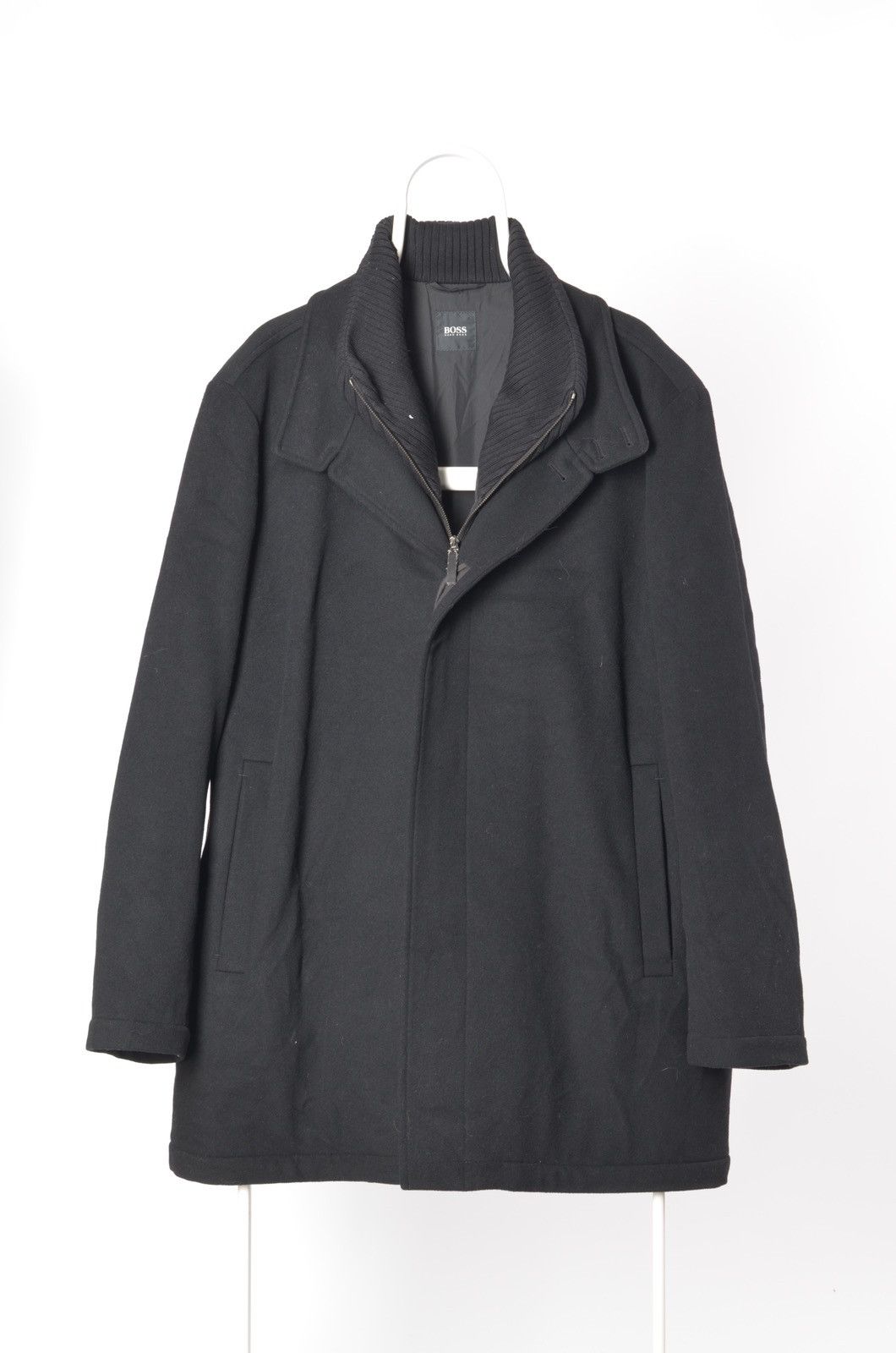 Hugo Boss Hugo Boss Cashmere Wool Long Coat Size 54 Size US L / EU 52-54 / 3 - 1 Thumbnail