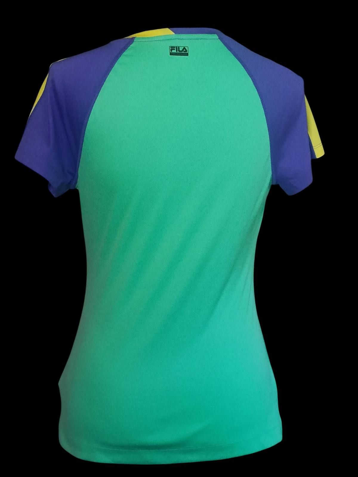 Fila FILA Colorblock Short Sleeve Athletic T-Shirt for Women Size S / US 4 / IT 40 - 6 Thumbnail