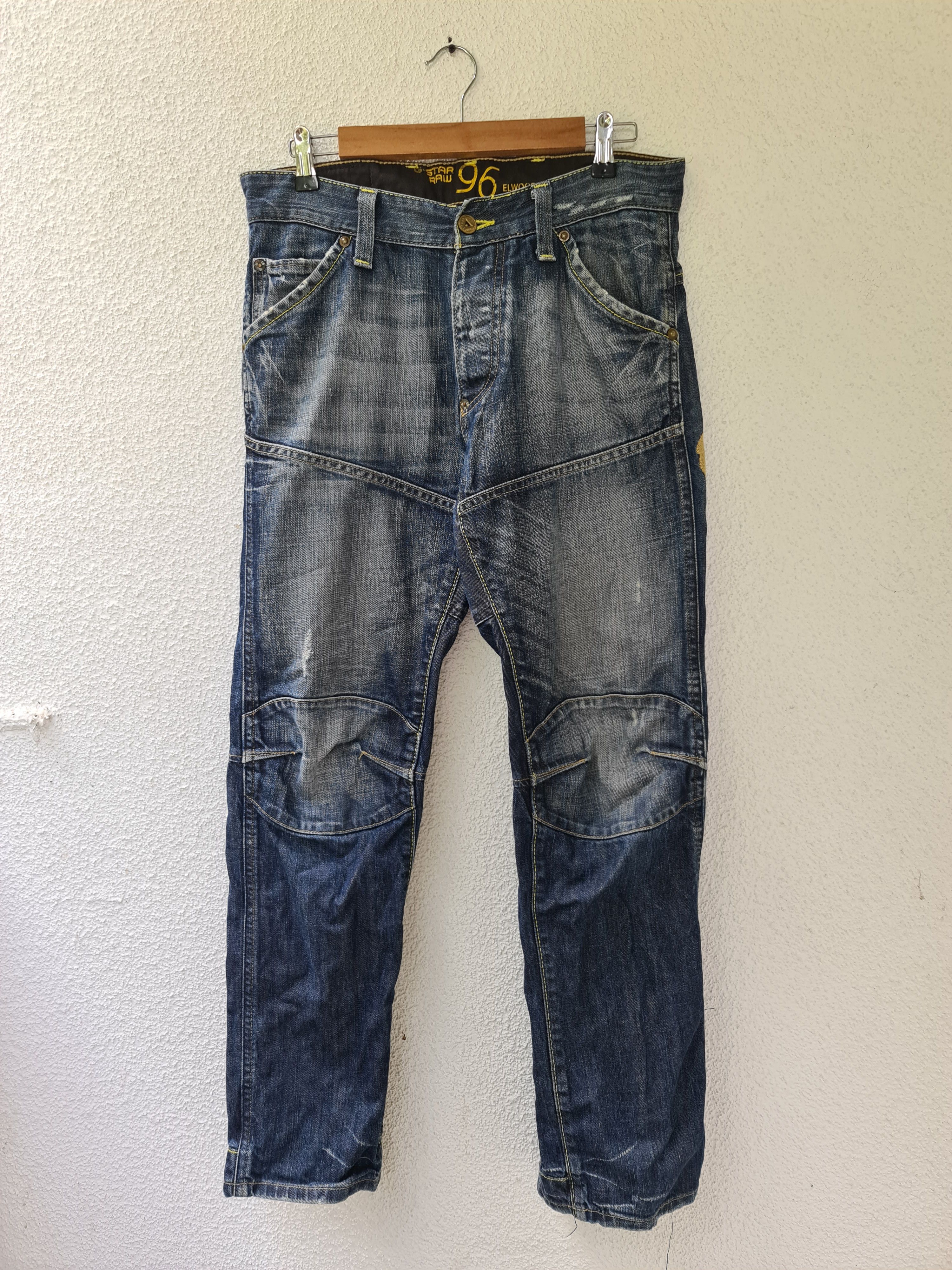 G-Star G STAR RAW DENIM JEANS 96 ELWOOD Size US 32 / EU 48 - 2 Thumbnail