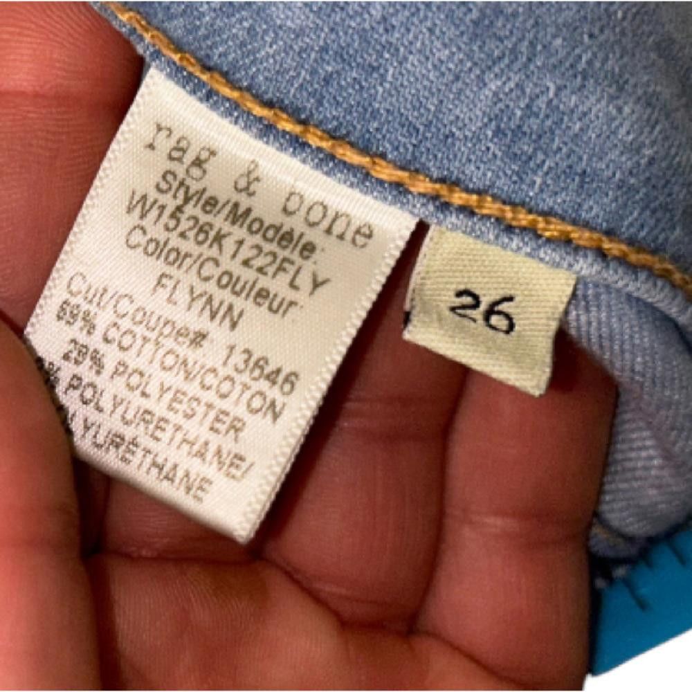 Rag & Bone rag & bone l Capri Skinny Jeans in Flynn Size 26 Size 26" / US 2 / IT 38 - 10 Thumbnail