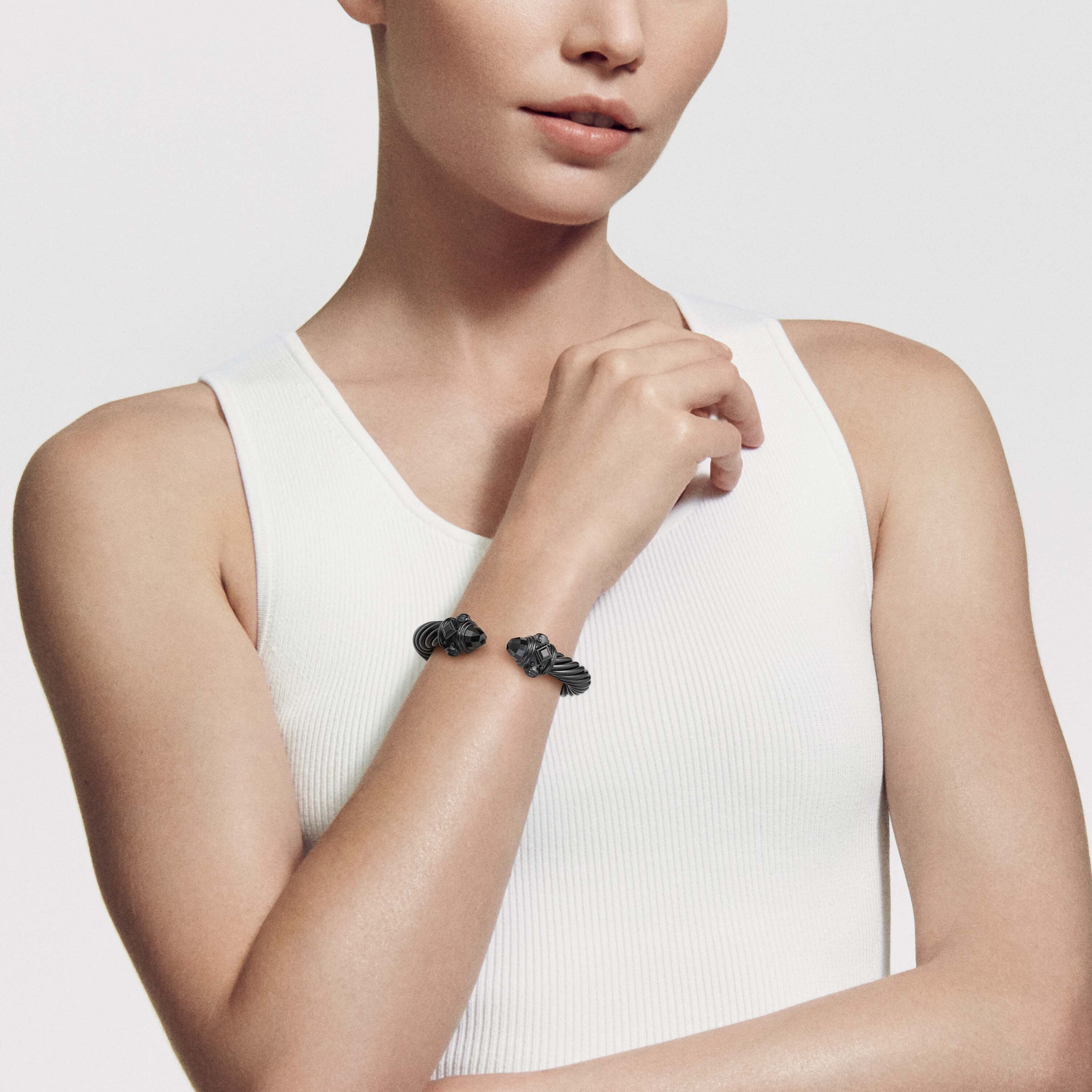 David Yurman o1w1db10526 B11995 Size:L/Bracelet in Black Aluminum Size ONE SIZE - 3 Thumbnail