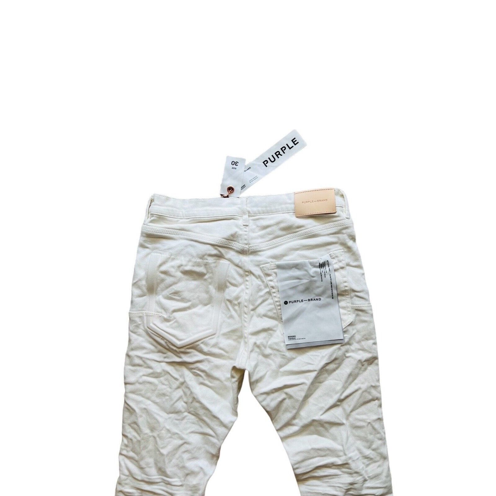 Purple Purple Brand Jeans Mens Slim Fit White P001 $265 Size 30/30 Size US 30 / EU 46 - 5 Thumbnail