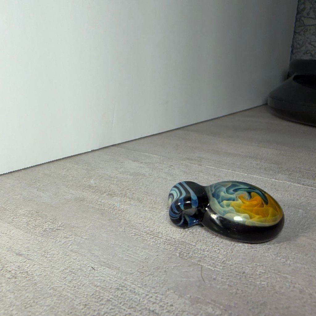 No Fear Trippy glass pendant, Heady Size 26 - 2 Thumbnail
