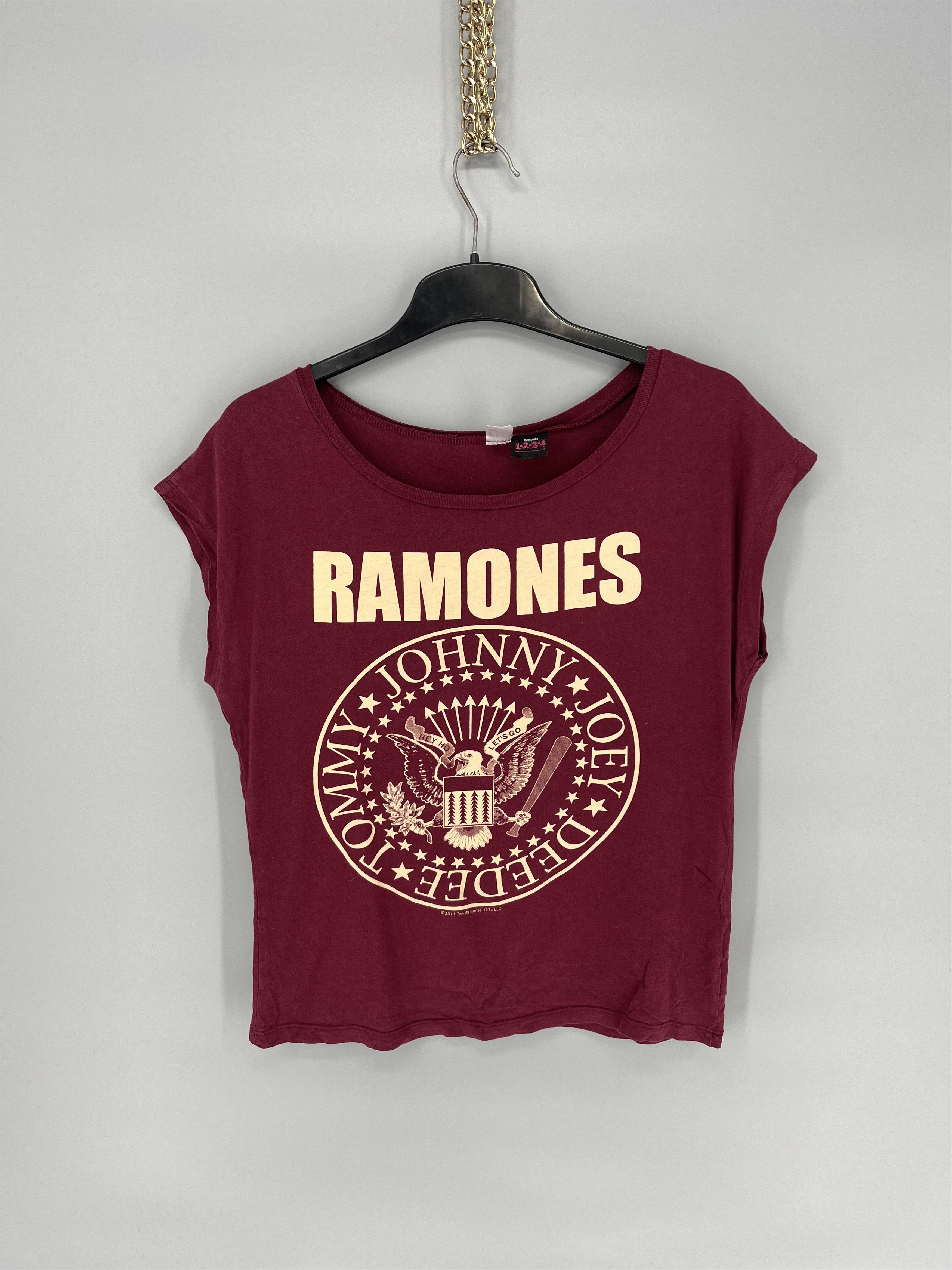 Band Tees Ramones x H&M Thrashed Band tee Size L / US 10 / IT 46 - 2 Thumbnail