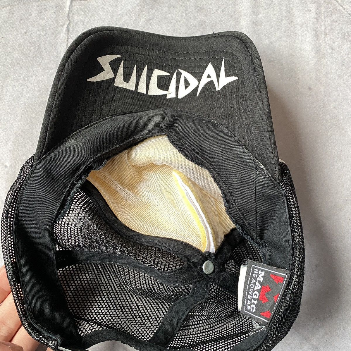 Band Tees × Vintage Vintage SUICIDAL TENDENCIES 90s Big Logo Rare Cap Hat 80s Size ONE SIZE - 2 Thumbnail
