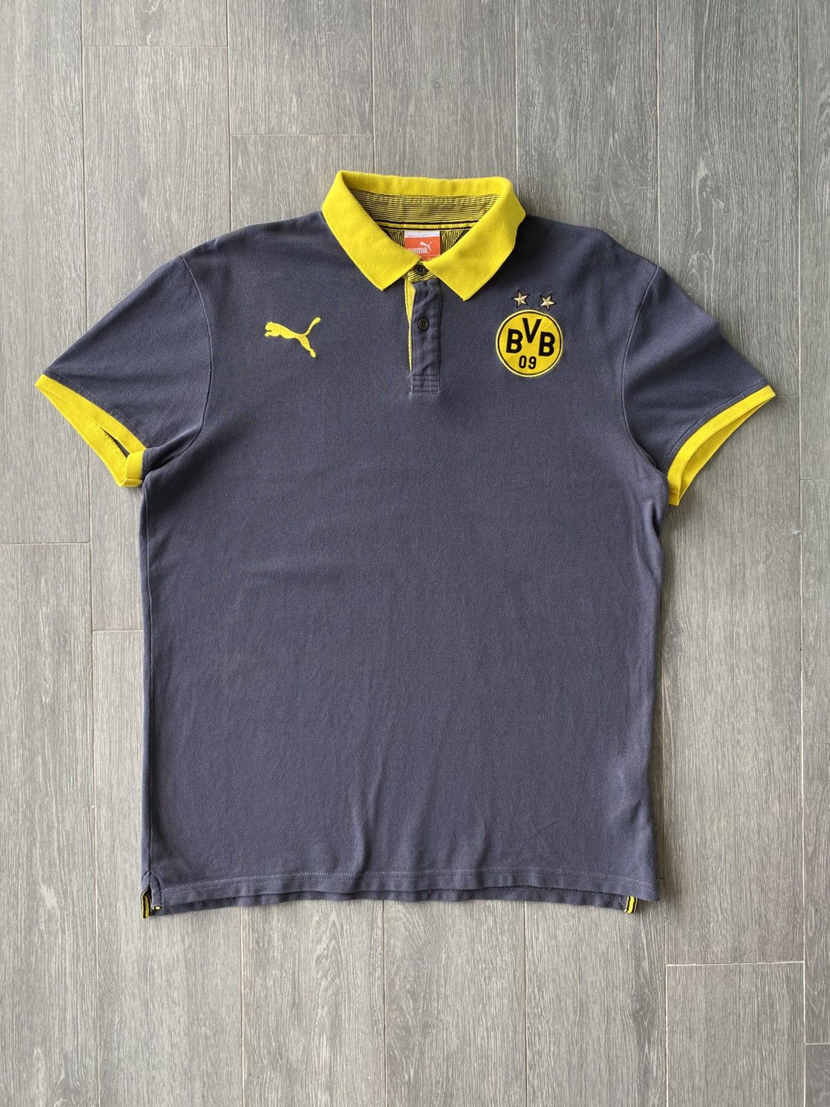 Puma BVB Borussia Dortmund Puma Polo Shirt Size US L / EU 52-54 / 3 - 3 Thumbnail