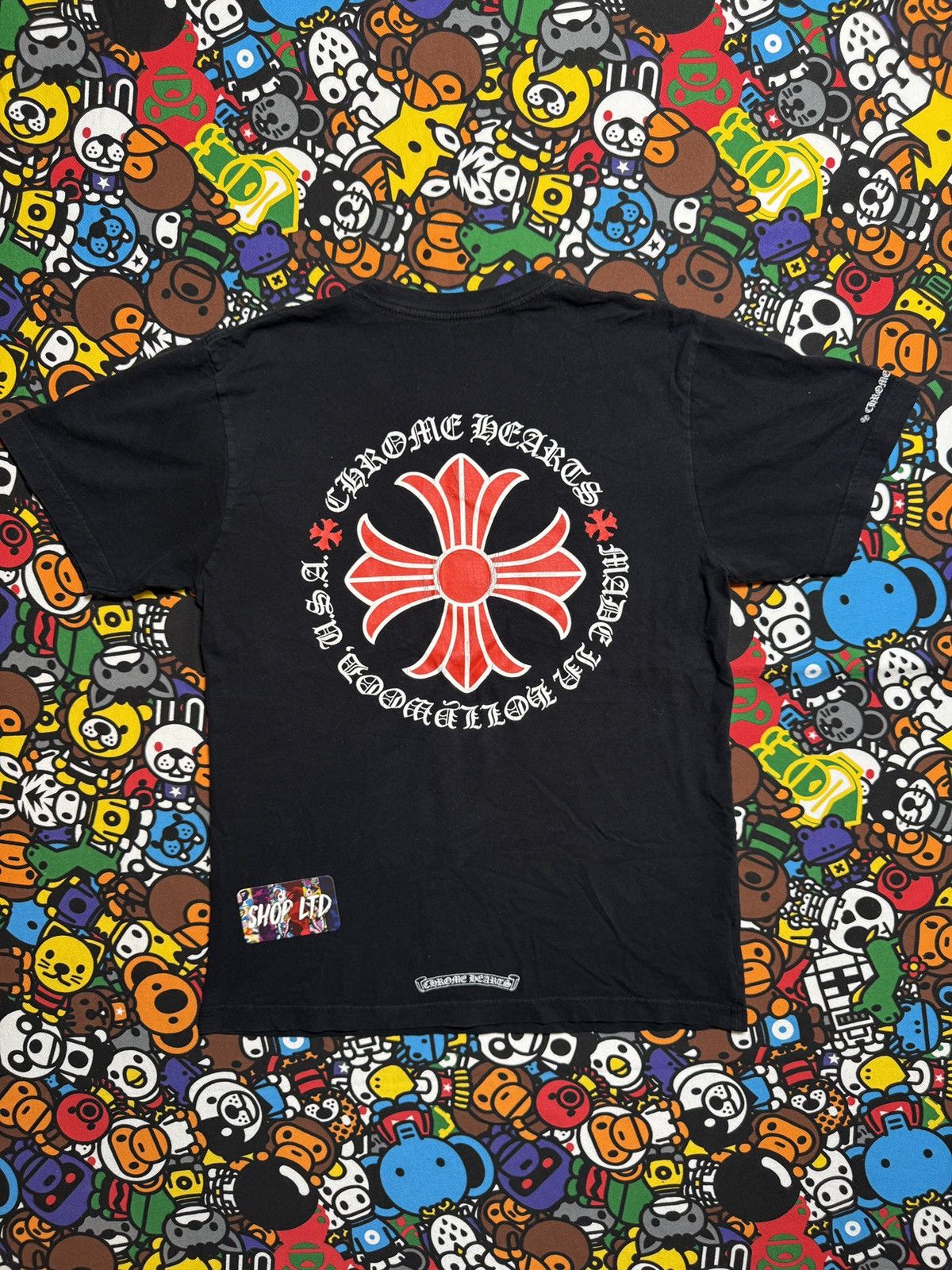 Chrome Hearts Chrome Hearts Red Cross Logo Tee Size US M / EU 48-50 / 2 - 1 Thumbnail