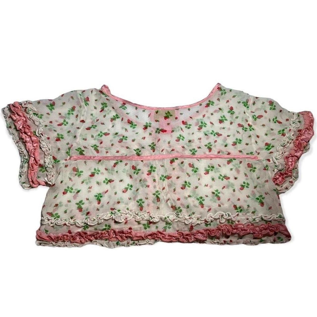 Betsey Johnson Vintage Betsey Johnson floral silk bolero y2k Size XS / US 0-2 / IT 36-38 - 4 Thumbnail