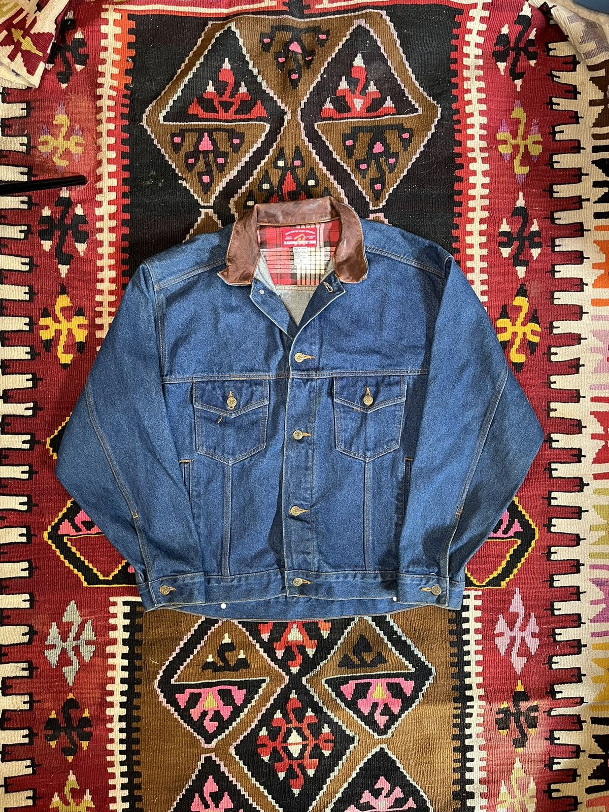 Vintage Vintage 90s Marlboro denim jacket Grailed