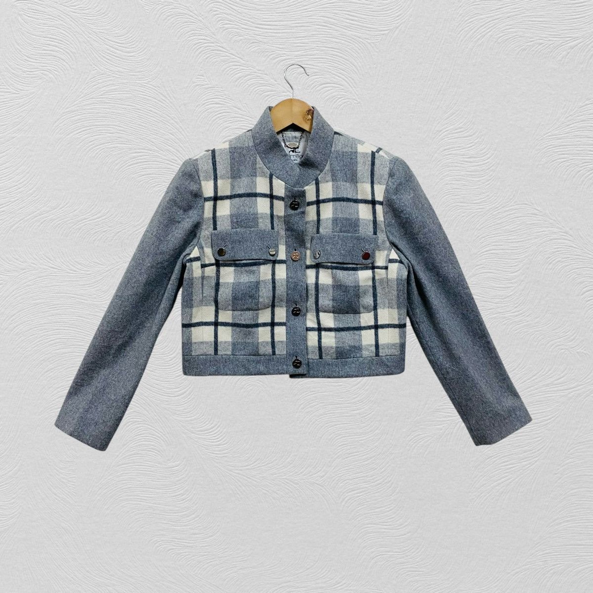 Courreges Courreges wool Crop Top jacket Size S / US 4 / IT 40 - 1 Thumbnail