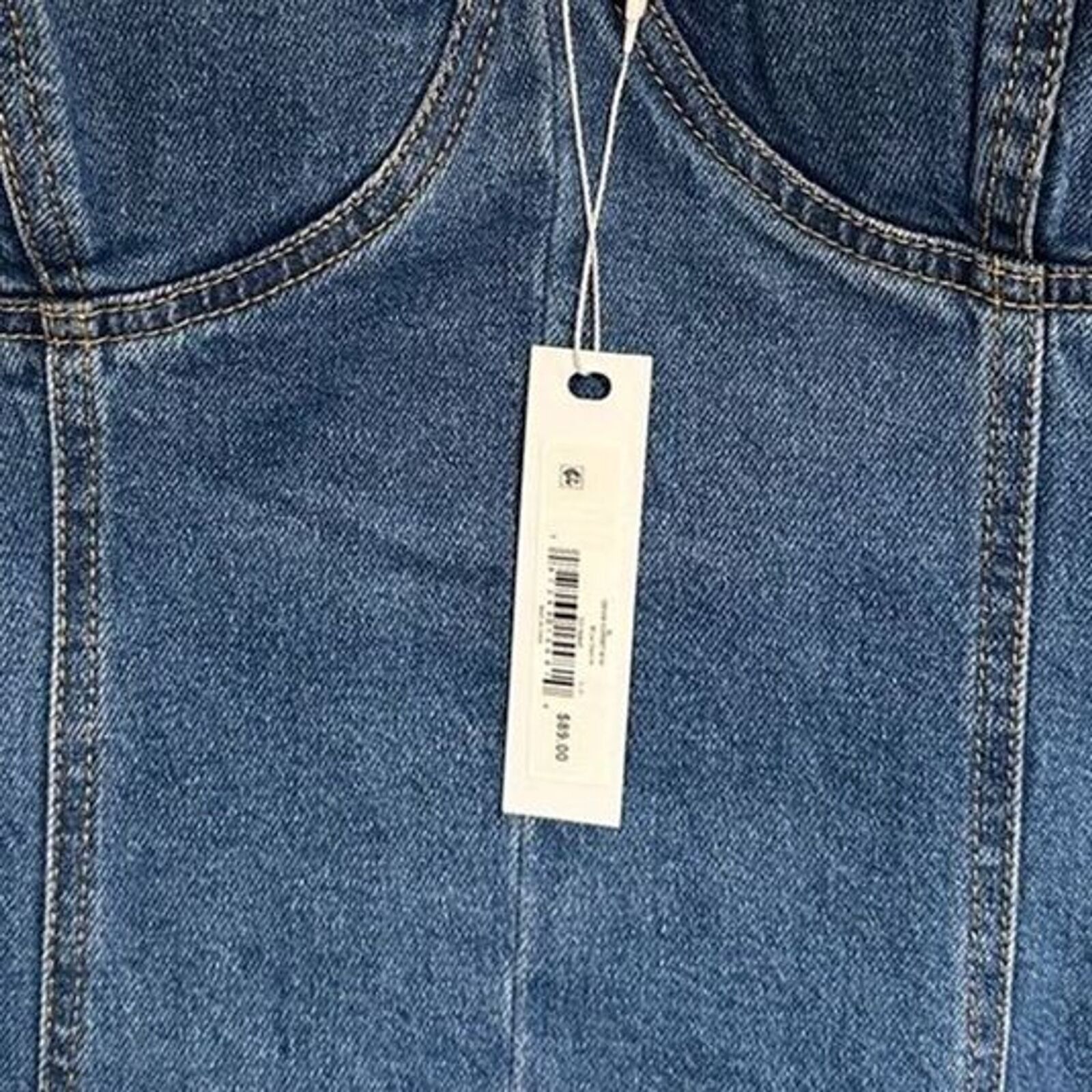 Steve Madden Steve Madden Denim Corset Dress - Trendy Fitted Mini Dress Size XL / US 12-14 / IT 48-50 - 3 Thumbnail
