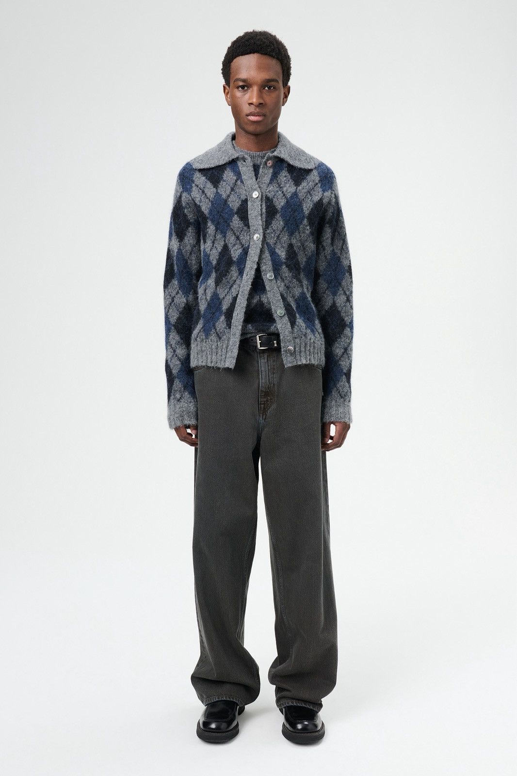 Our Legacy Our Legacy EVENING POLO- Soft Duke Argyle - Size 52 Size US L / EU 52-54 / 3 - 9 Thumbnail