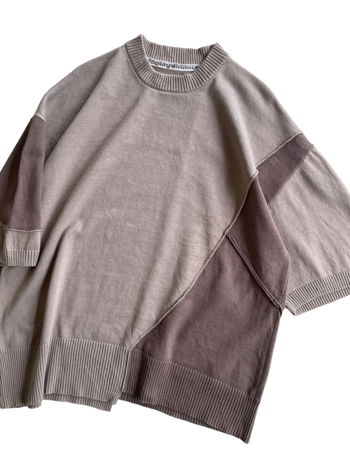 Number (N)ine Number Nine Oversize Asymmetric Patchwork Avantgarde Knit Size US M / EU 48-50 / 2 - 6 Thumbnail