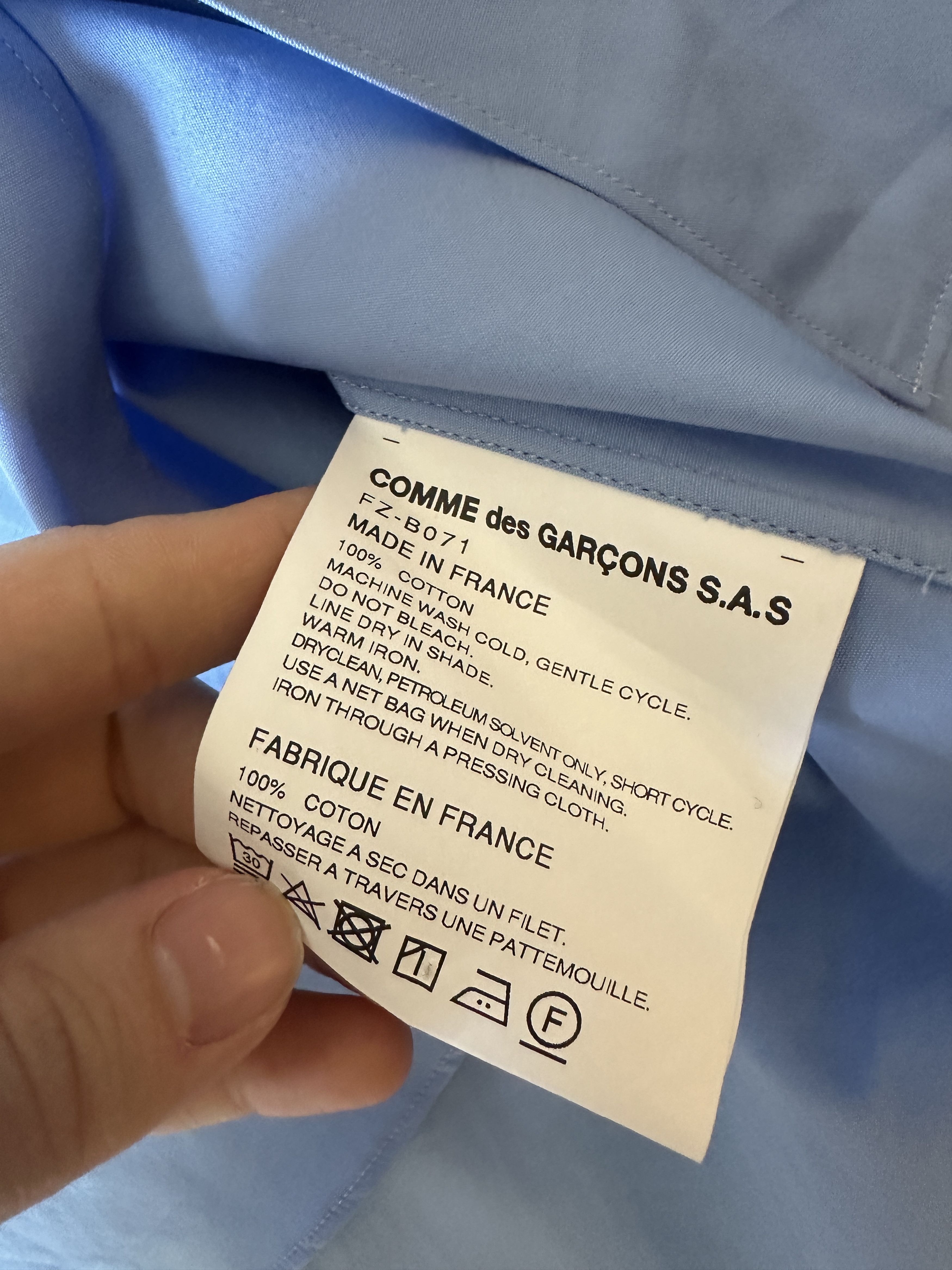 Comme des Garcons × Comme des Garcons SHIRT Comme des Garcons SHIRT Short Sleeve Button Up Shirt Size US XL / EU 56 / 4 - 6 Thumbnail