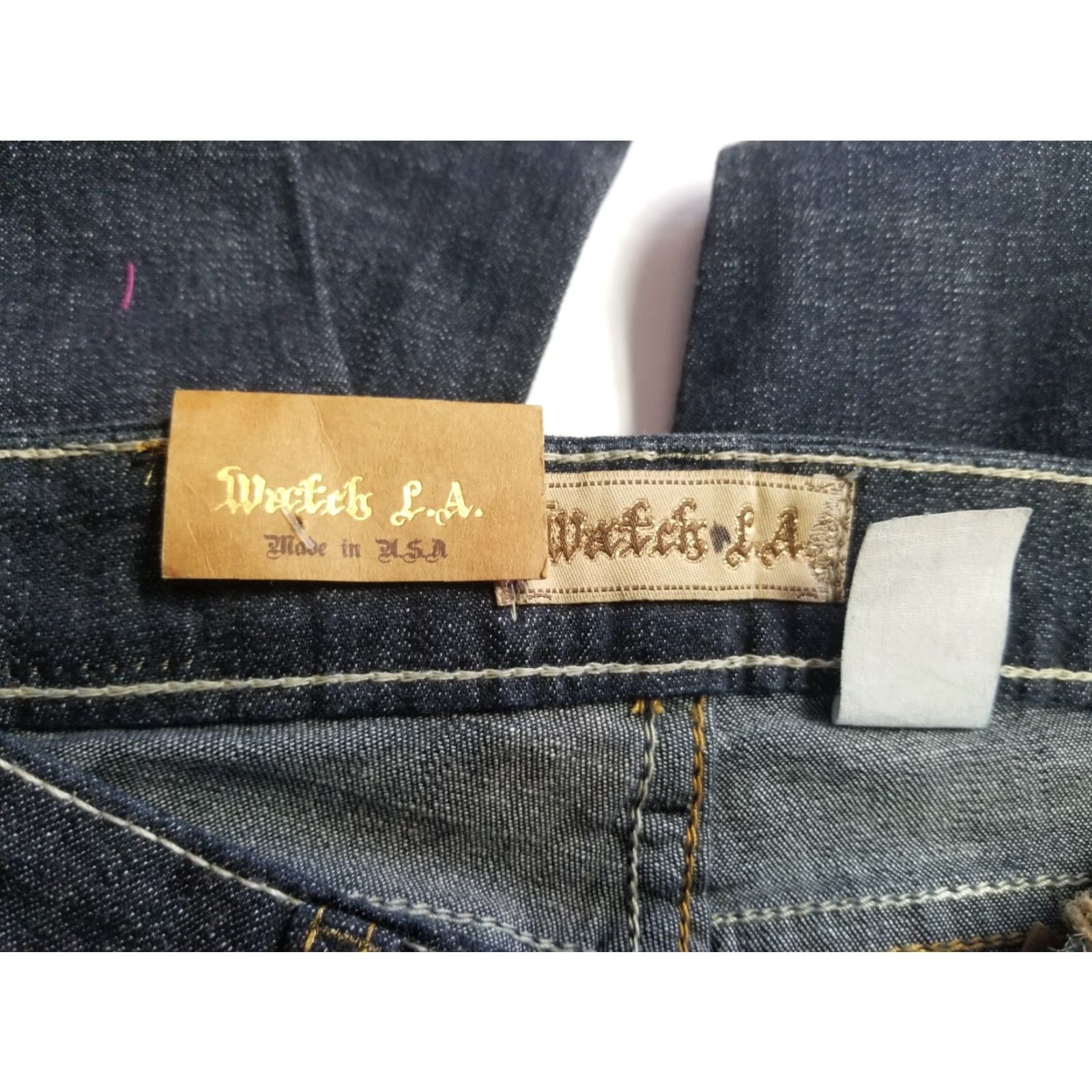 Vintage VINTAGE Watch L. A. Jeans Blue Bootcut 32in Inseam High Rise 26 Waist Women's Size 1 USA Jeans Womens Bootcut 100% Cotton Size 25" / US 0 / IT 36 - 7 Thumbnail