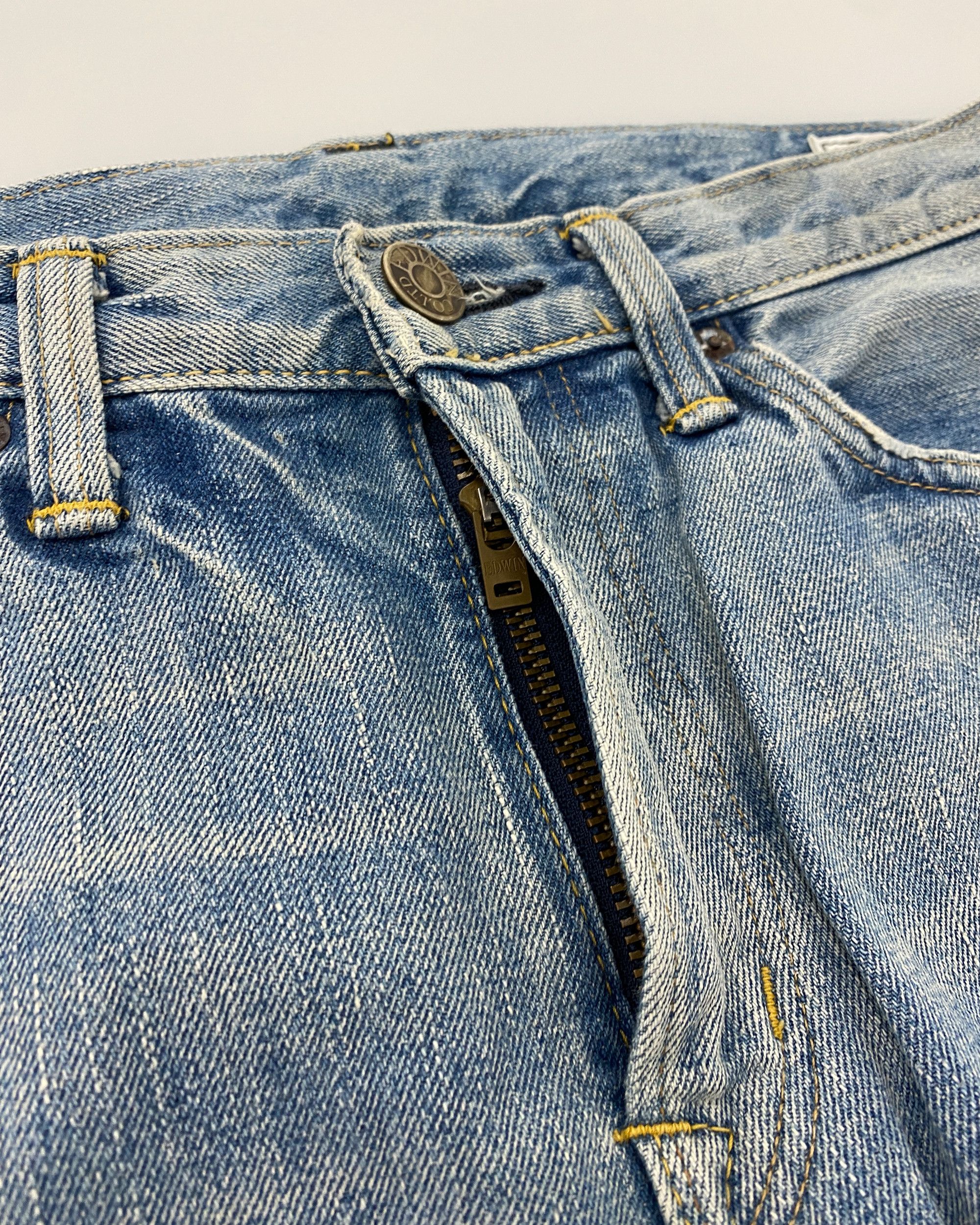 Edwin 1990s Selvedge Denim Faded Size US 29 - 8 Thumbnail