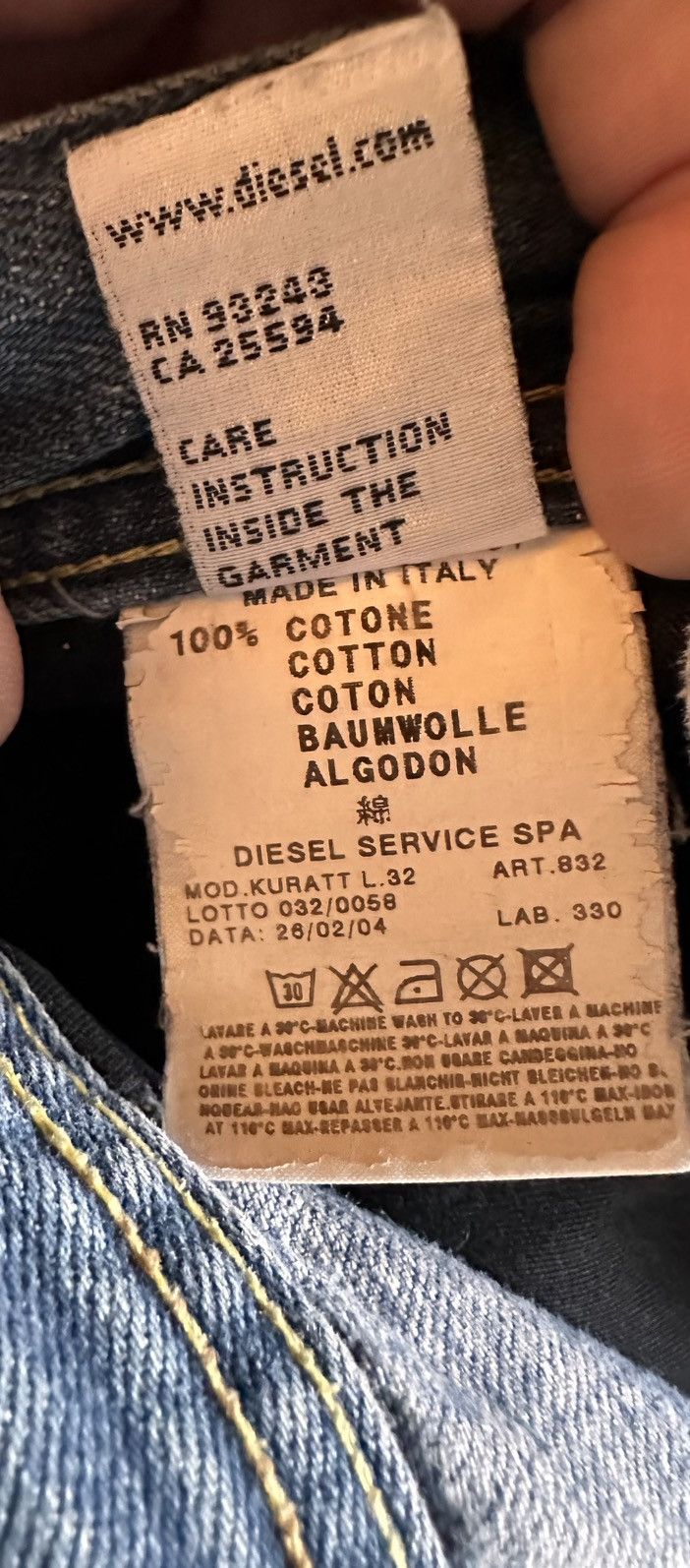 Diesel Diesel xKuratt x Streetwear x Distressed x Button Fly Size US 36 / EU 52 - 9 Thumbnail