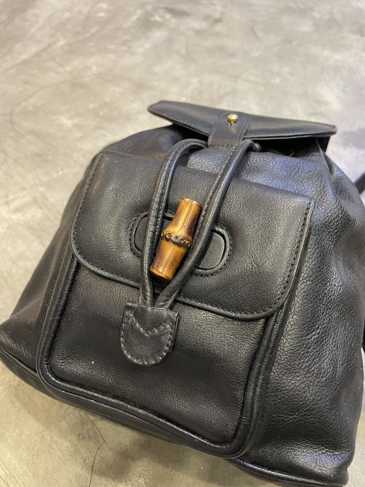 Gucci Gucci Bamboo Tassel Oval leather backpack Size ONE SIZE - 5 Thumbnail