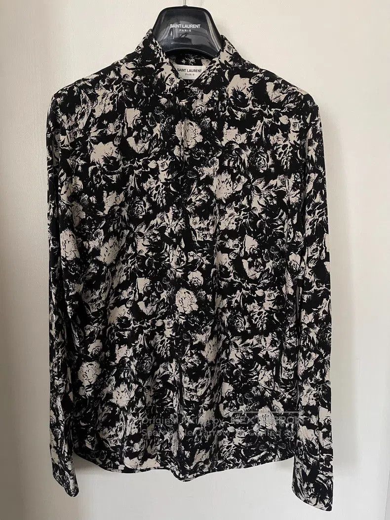 Saint Laurent Paris Saint Laurent Paris French Rose Shirt Size XS / US 0-2 / IT 36-38 - 1 Thumbnail