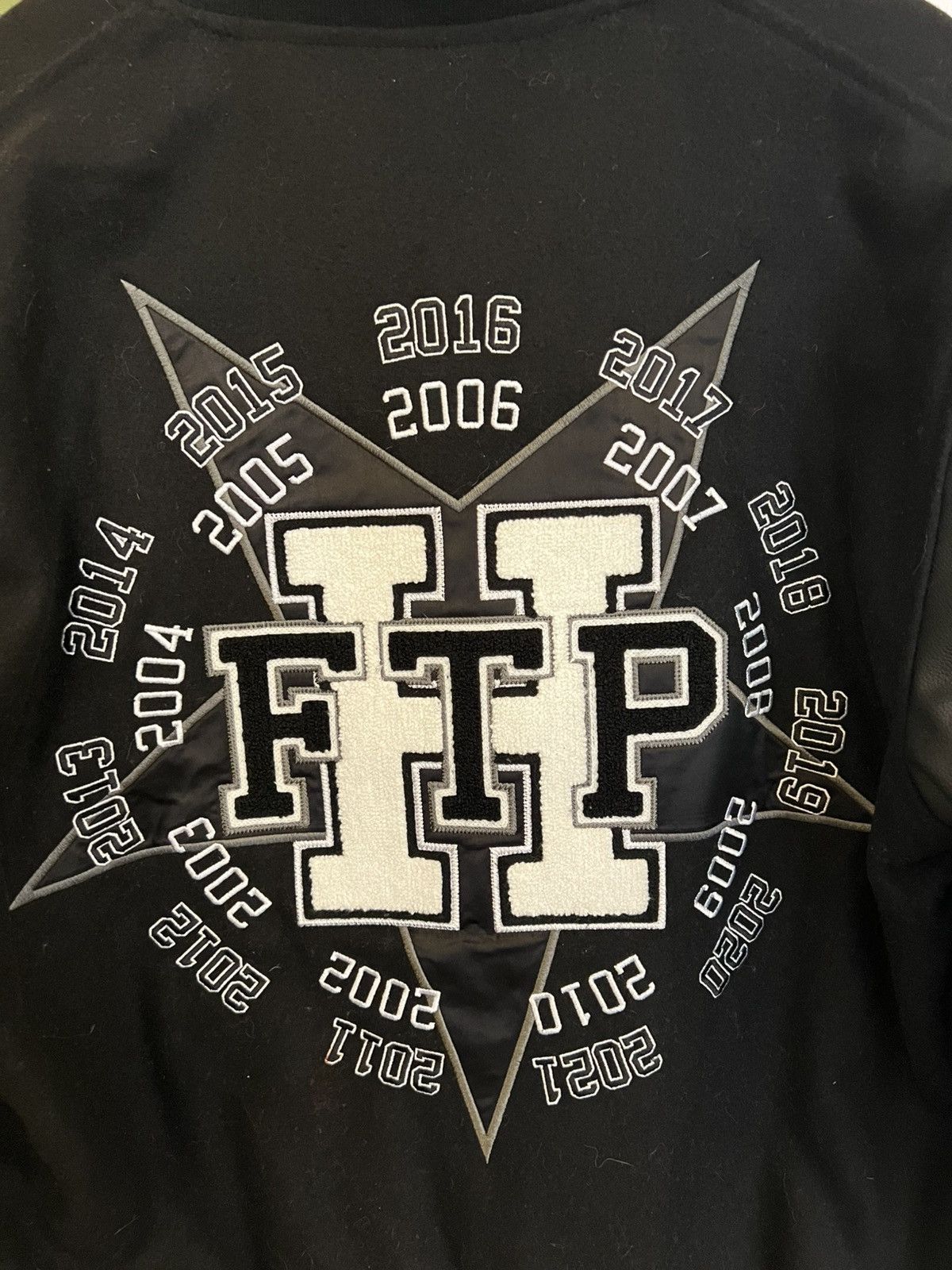 Fuck The Population × Huf FTP HUF Varsity Jacket Black/White Size US S / EU 44-46 / 1 - 2 Thumbnail