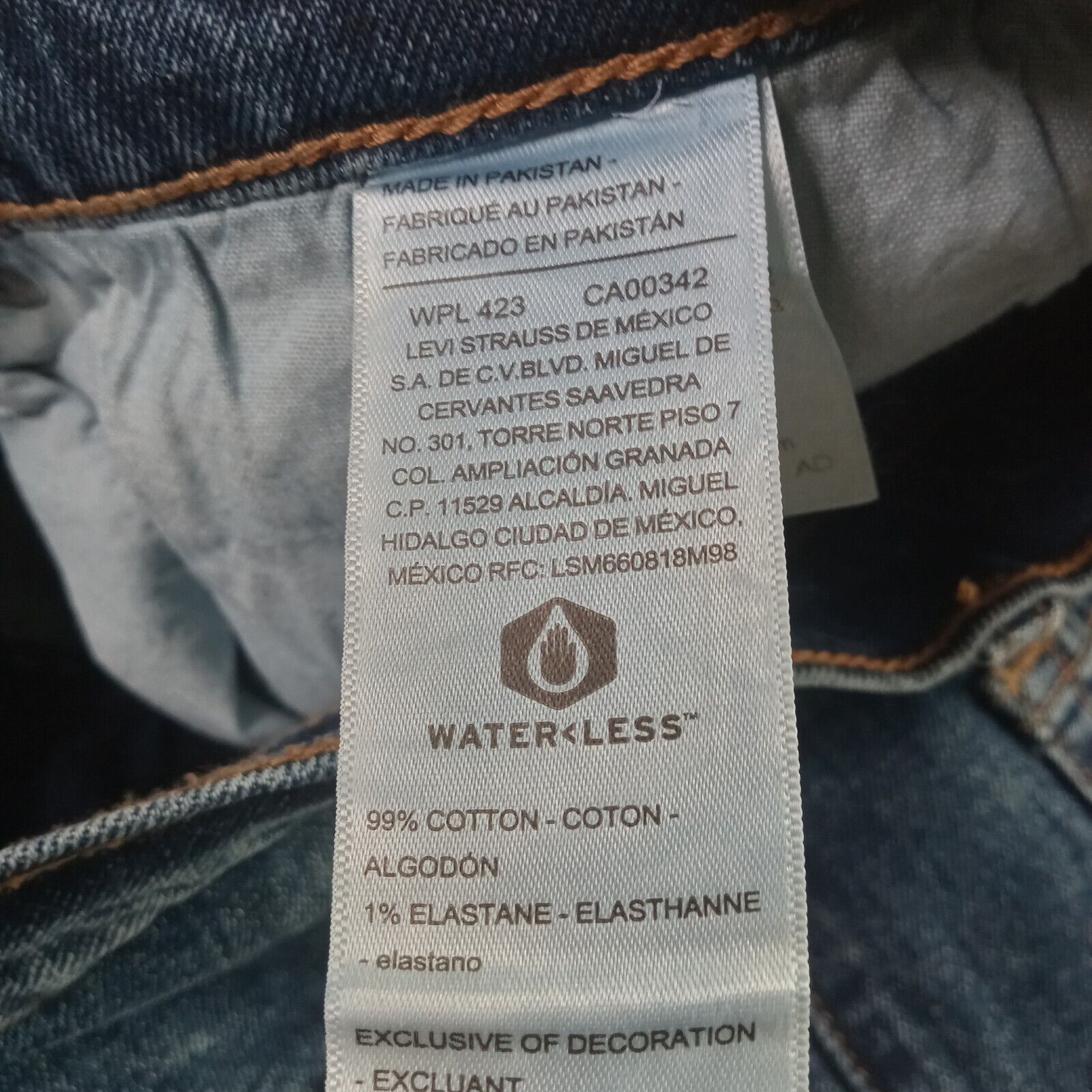 Levi's Signature By Levi's Loose Jeans Men's 34x34 Blue Denim Flex Size US 34 / EU 50 - 5 Thumbnail
