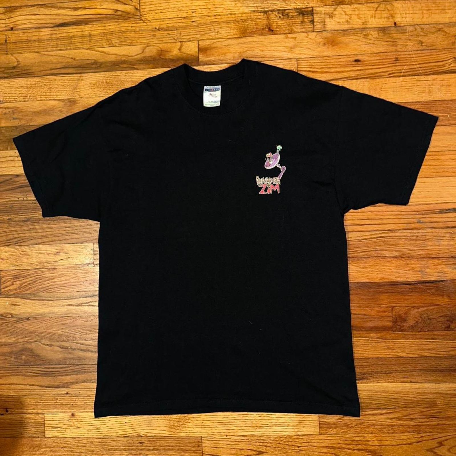 Vintage RARE Vintage 90s Invader Zim T Shirt Emo Cartoon size XL Size US XL / EU 56 / 4 - 2 Thumbnail