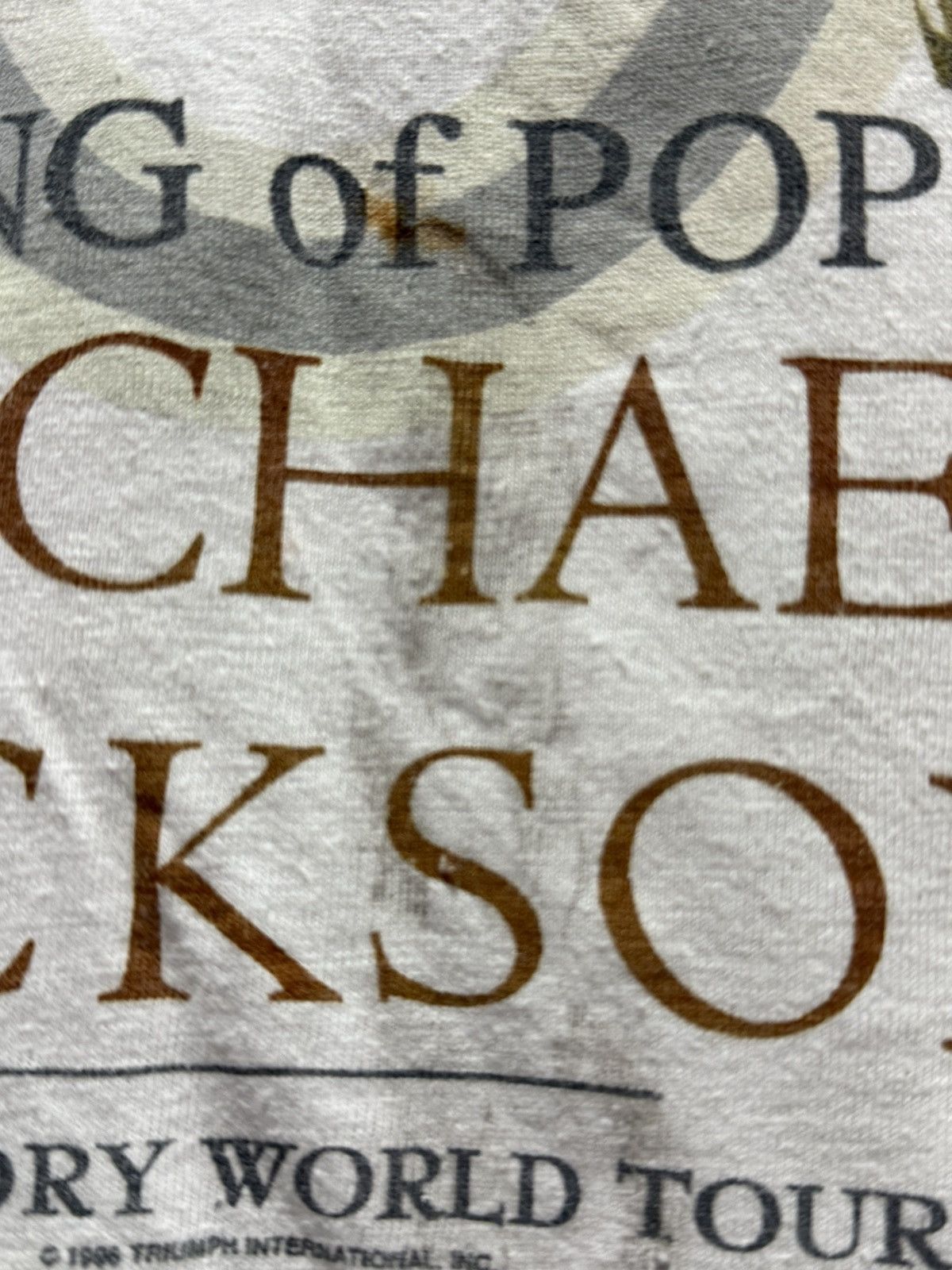Band Tees vintage 90s Michael Jackson History World Tour Tee Size US XL / EU 56 / 4 - 9 Thumbnail