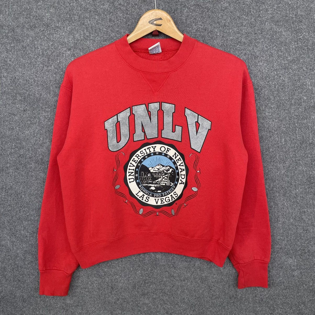 Vintage Vintage 1990s University Nevada Las Vegas UNLV Sweatshirt Size US S / EU 44-46 / 1 - 1 Thumbnail