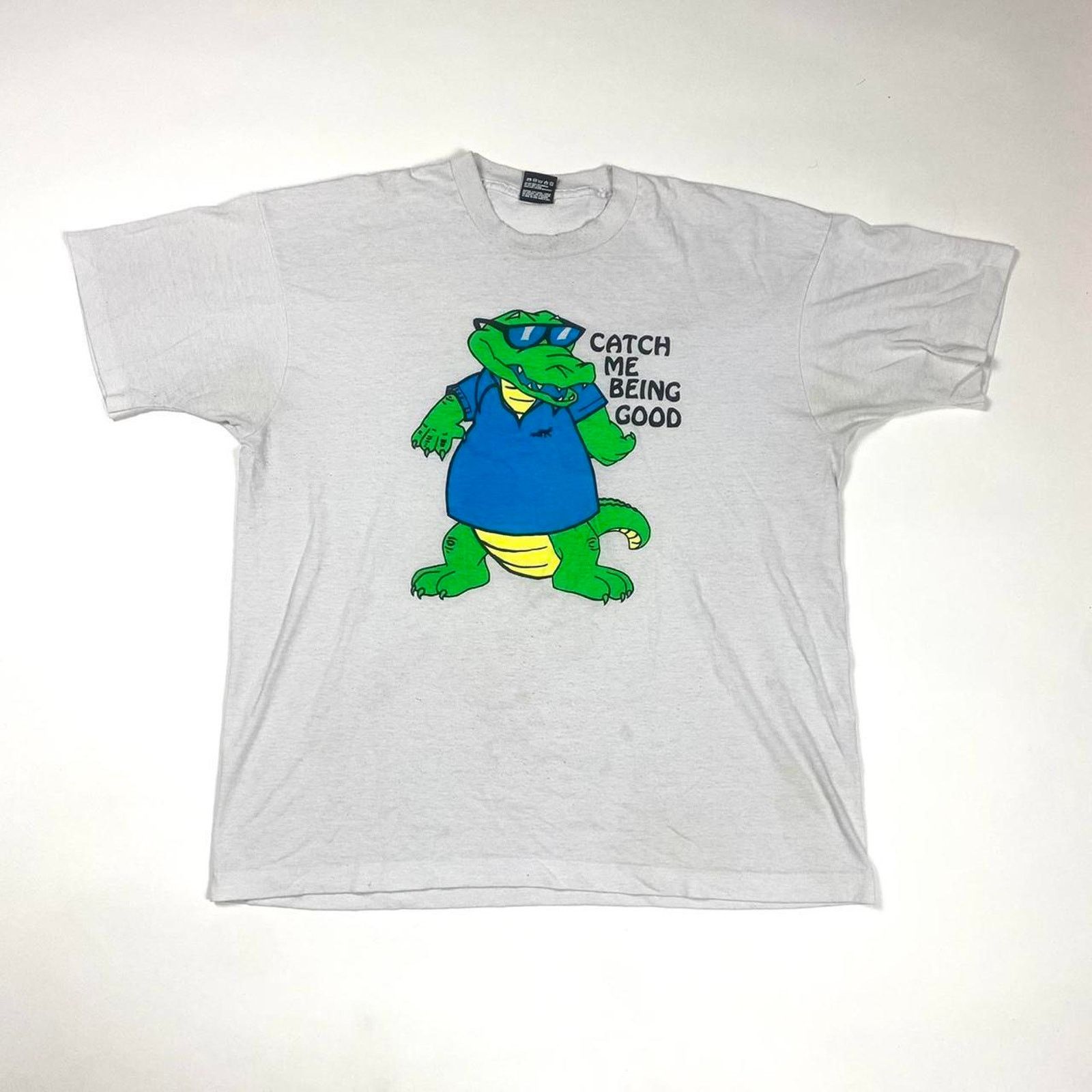 Vintage Vintage 90’s “Catch me being good” T Shirt Size US XL / EU 56 / 4 - 1 Thumbnail