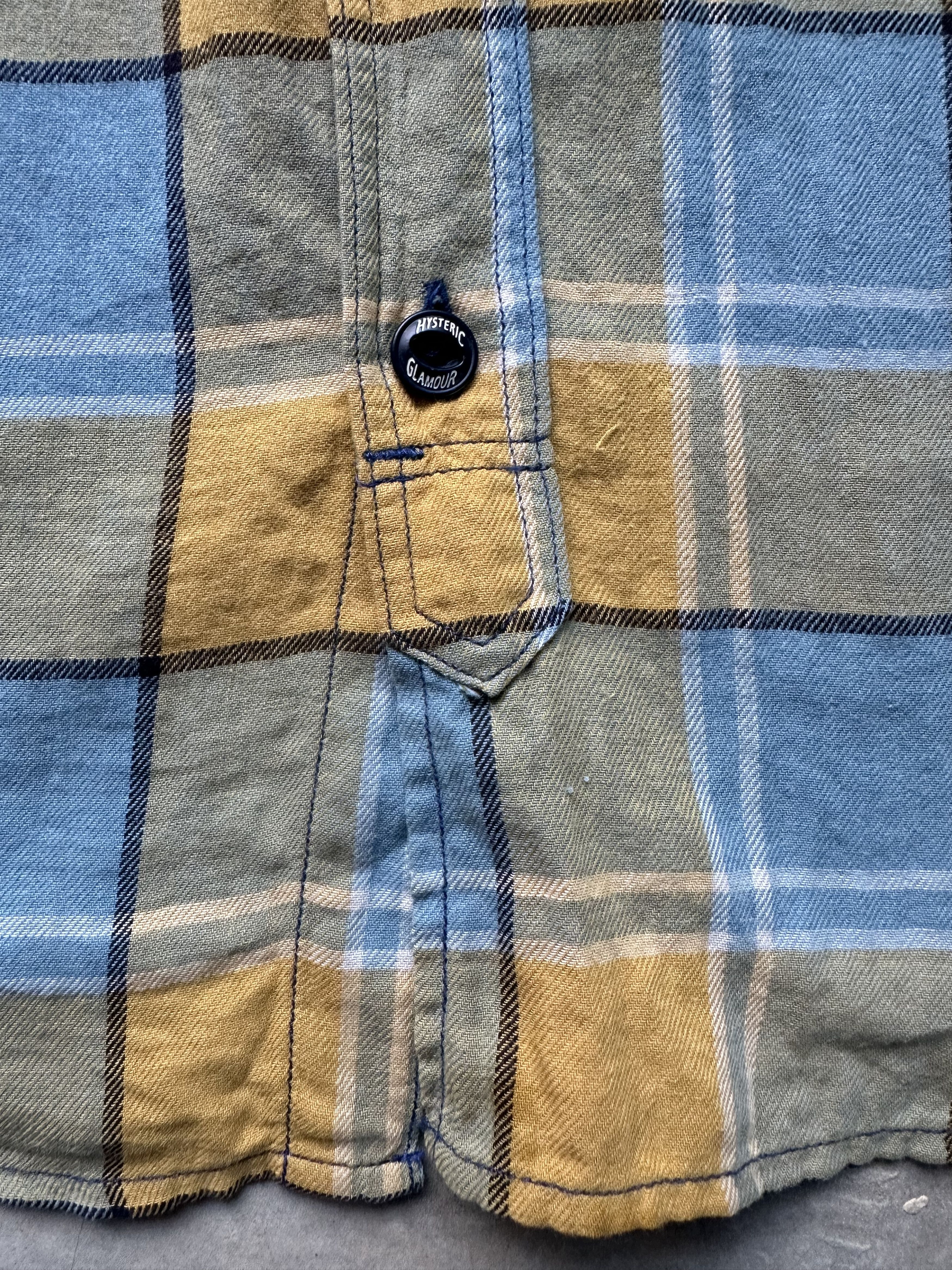 Hysteric Glamour Hysteric Glamour Gusset Tartan Plaid Long Sleeve Shirt Size US S / EU 44-46 / 1 - 10 Thumbnail
