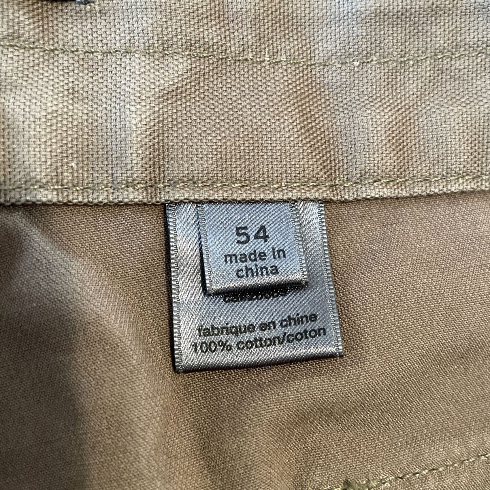 John Varvatos john varvatos Men’s Brown Casual Khaki Shorts Flat Front Pockets Raw Hem Size 54 Size US 38 / EU 54 - 4 Thumbnail