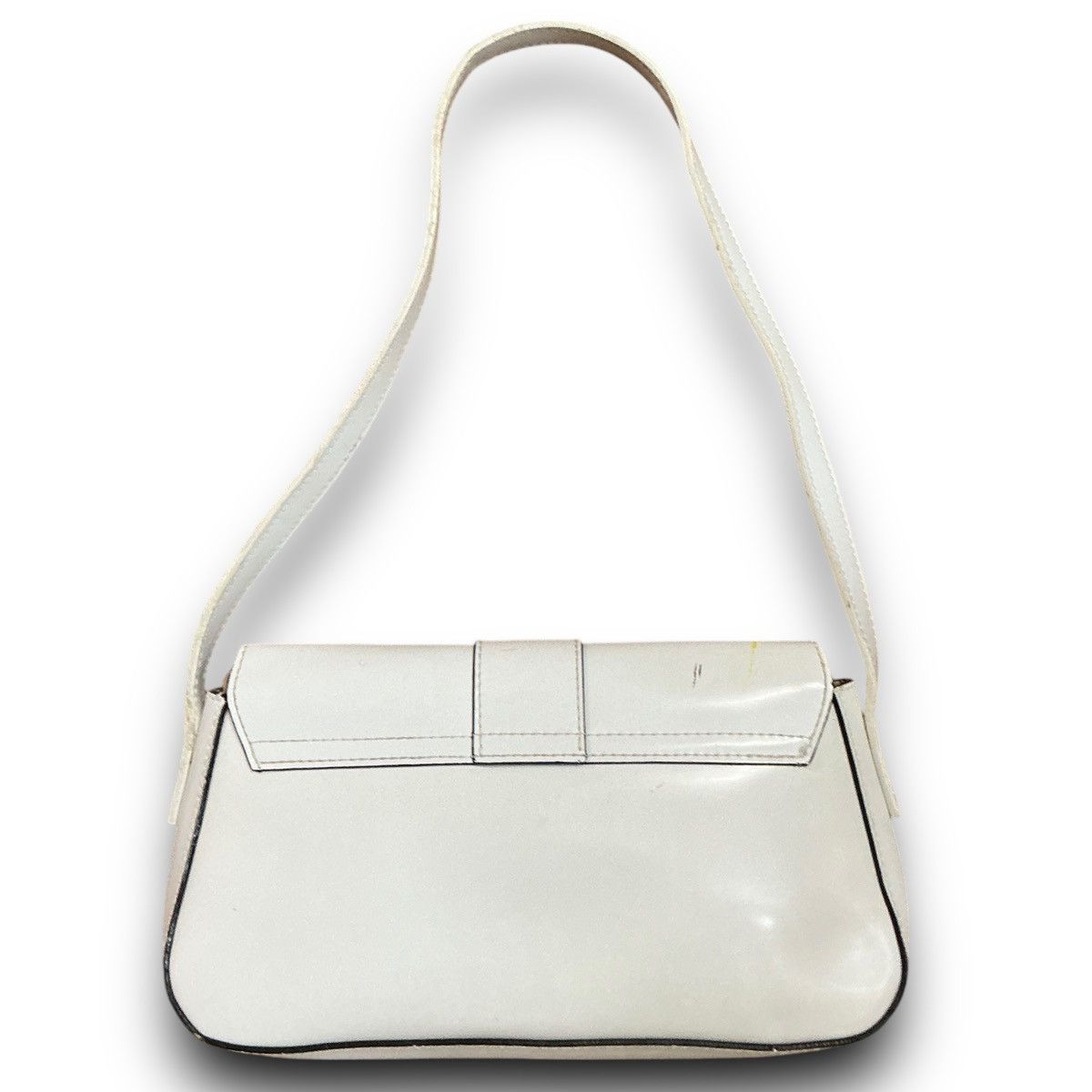 Guess Y2K Small Vintage Guess White Handbag Purse Shoulder Bag Size ONE SIZE - 2 Thumbnail