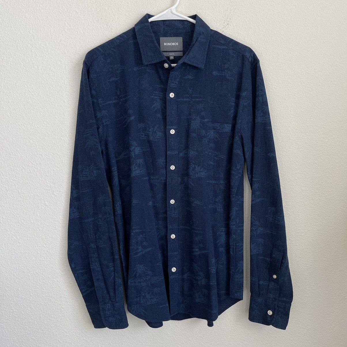 Bonobos Bonobos Long Sleeve Button Down Hawaiian Shirt Size US M / EU 48-50 / 2 - 2 Thumbnail