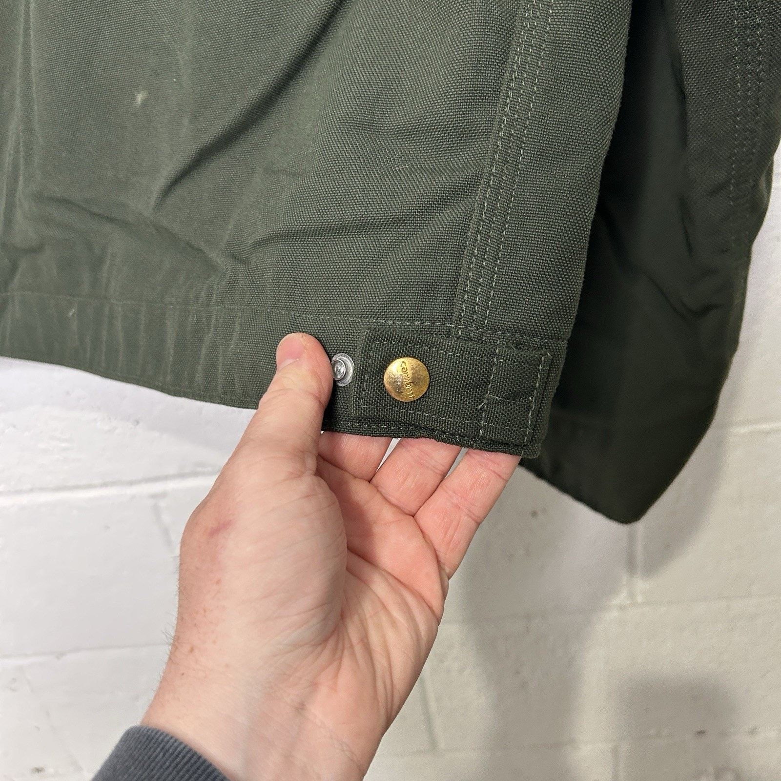 Carhartt Vintage Carhartt Blanket-Lined Detroit Jacket “Olive Green” Size US XL / EU 56 / 4 - 15 Thumbnail