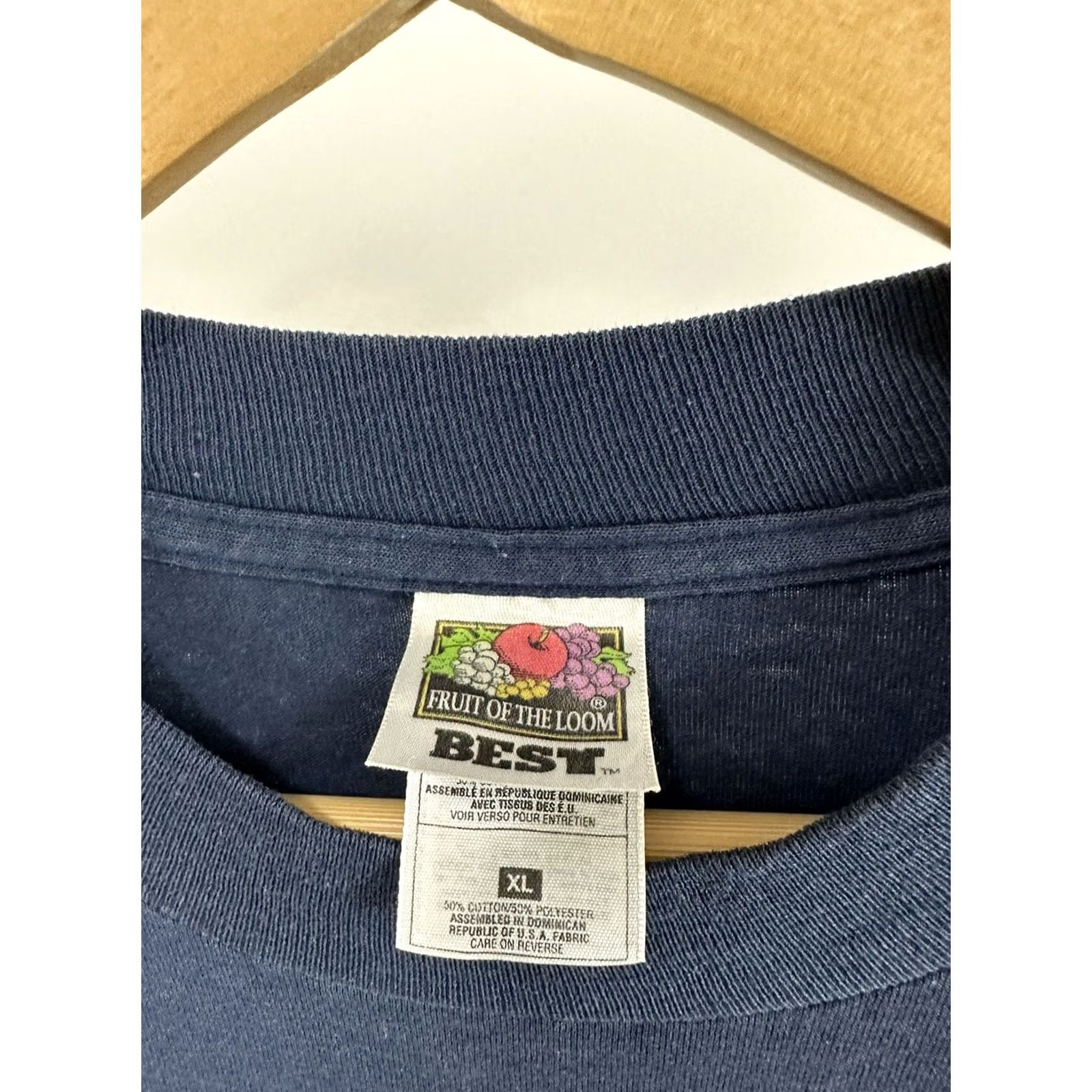 Fruit Of The Loom VTG Jesus Freak DC Talk 1996 Tour Concert Single Stitch T-Shirt XL Men Blue Band Rock Christian Rap Shirt Mens XL Size US XL / EU 56 / 4 - 5 Thumbnail