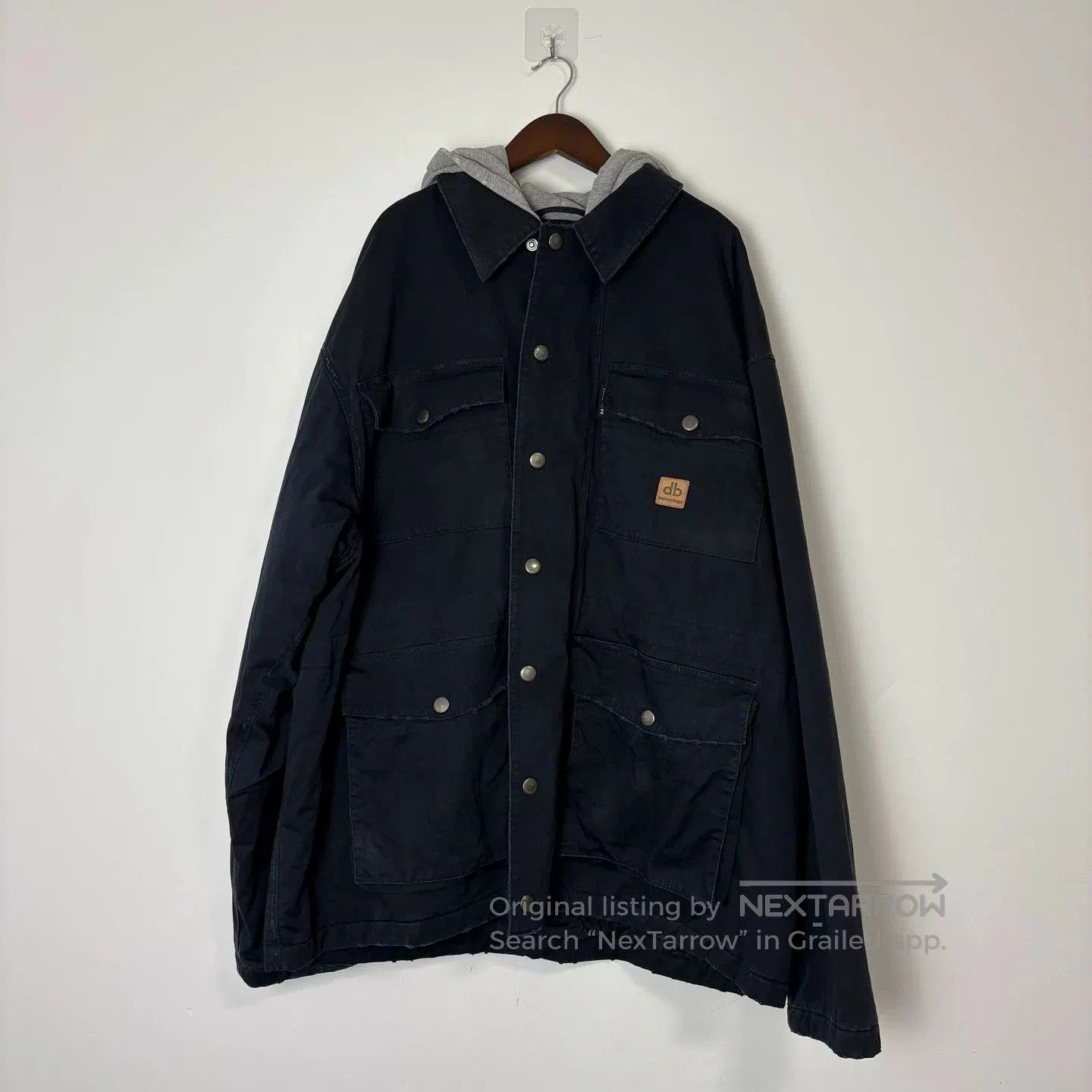 Balenciaga Balenciaga 23FW Carhartt Hooded Jacket. Size US M / EU 48-50 / 2 - 1 Thumbnail