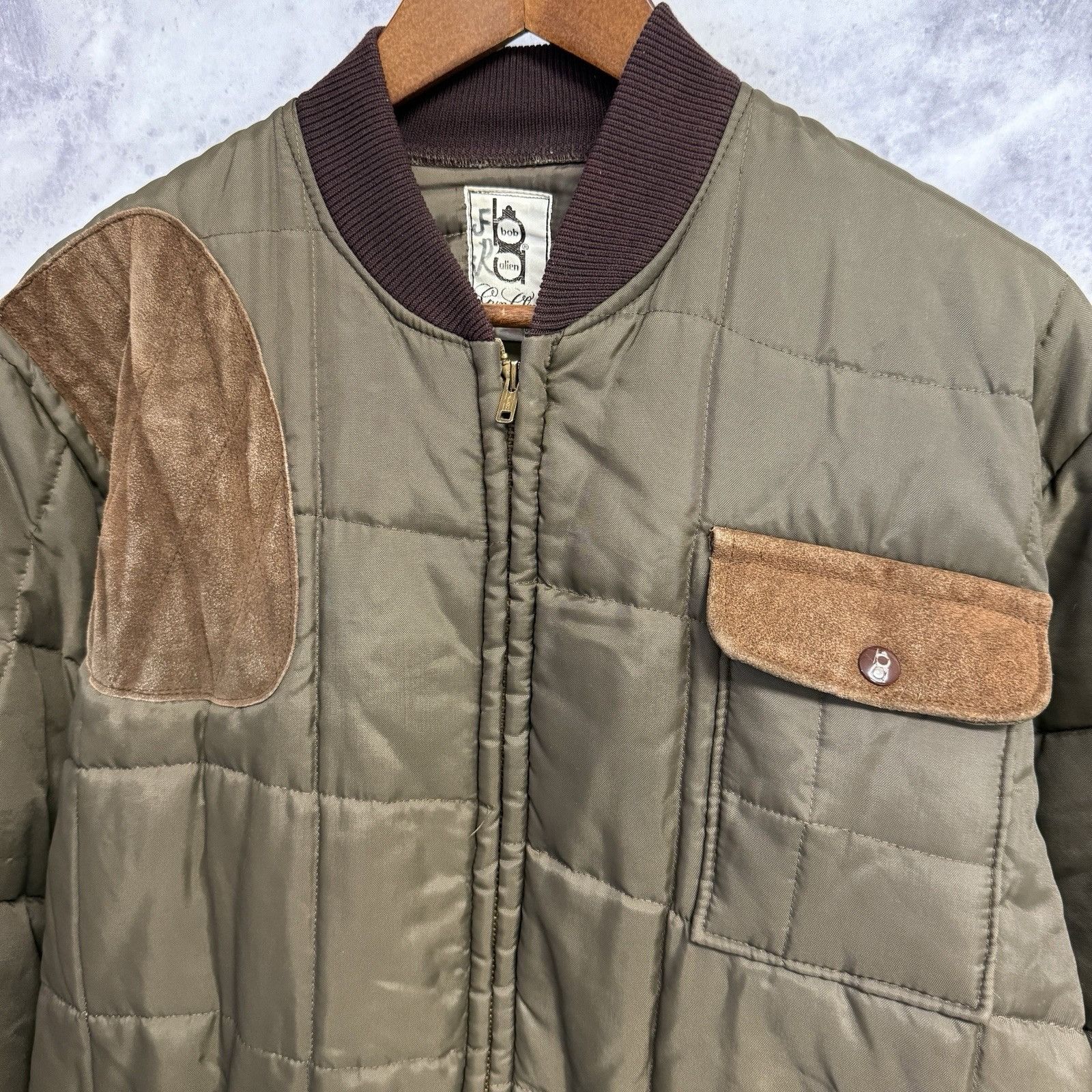 Vintage Vintage Bob Allen Shooting Jacket Mens L Brown Quilted Insul Size US L / EU 52-54 / 3 - 3 Thumbnail