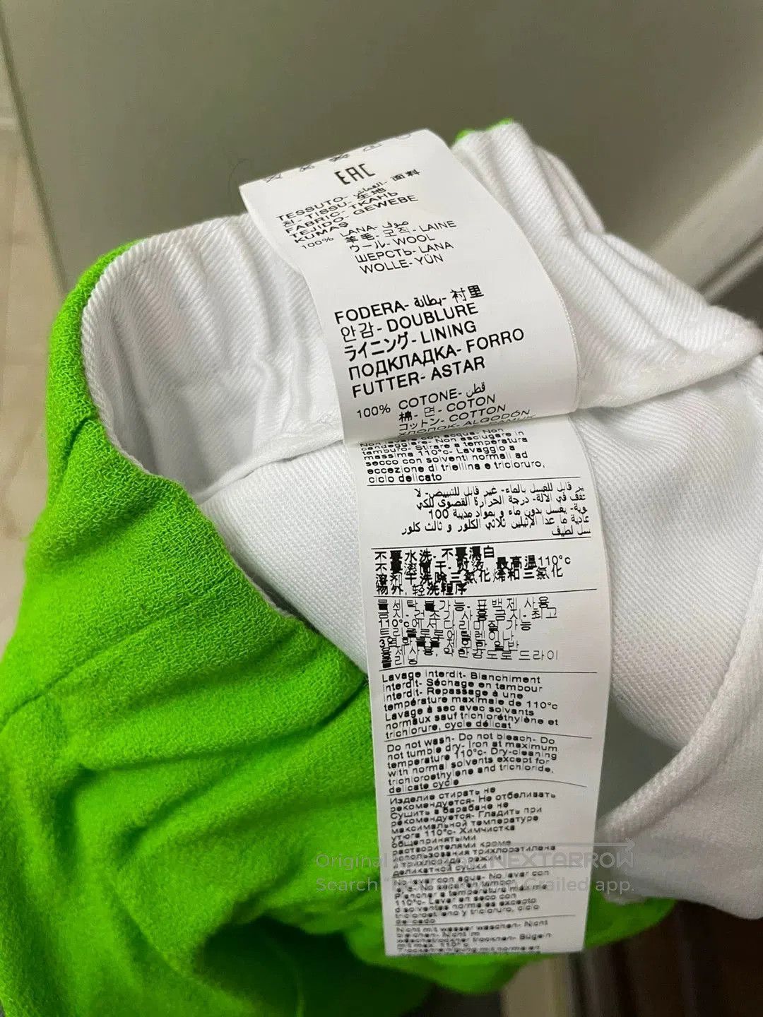 Japanese Brand Jejia Green Bermuda Shorts for Sale. Size US 26 / EU 42 - 6 Thumbnail