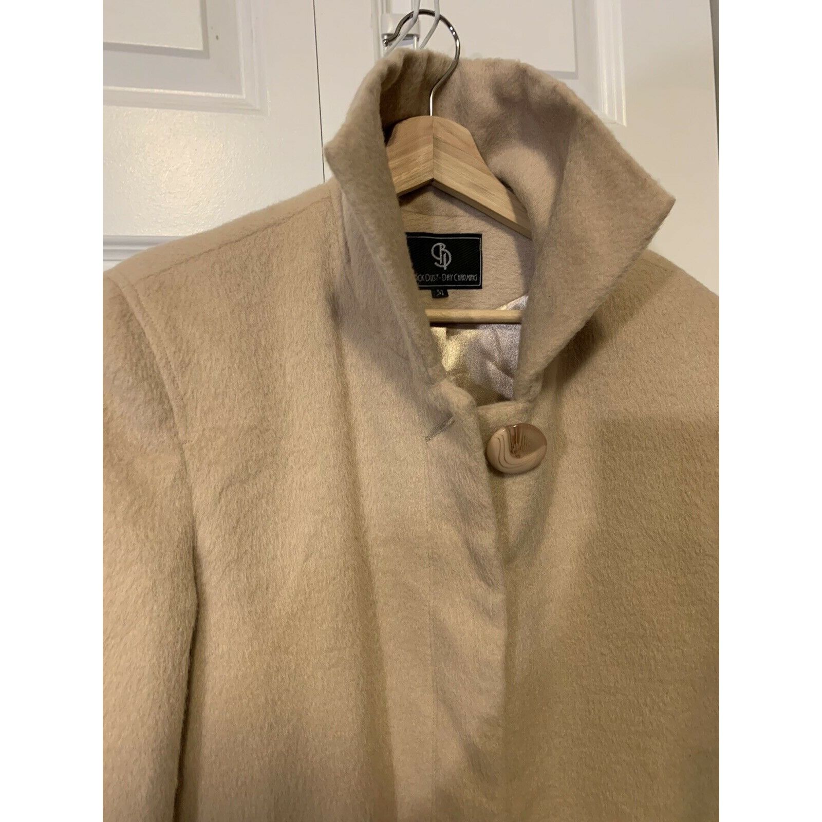 Vintage Vintage Block Dust Day Charming Jacket Button Coat Sz M Beig Size M / US 6-8 / IT 42-44 - 1 Thumbnail