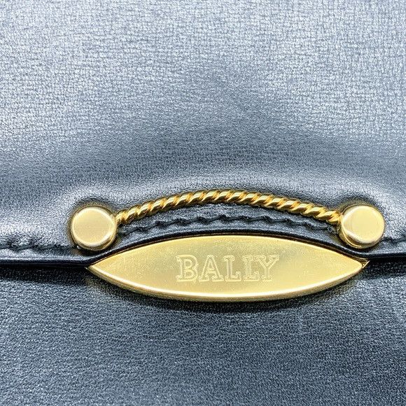 Bally Vintage Bally Black Leather Crossbody Shoulder Bag Size ONE SIZE - 7 Thumbnail