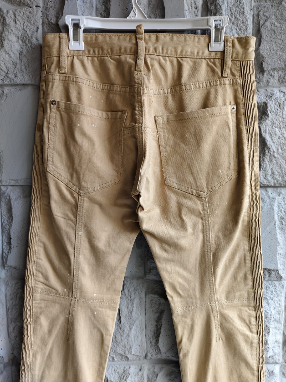 Designer × Dsquared2 💥Dsquared2 Pleats Bikers Slim Trousers Size US 30 / EU 46 - 4 Thumbnail