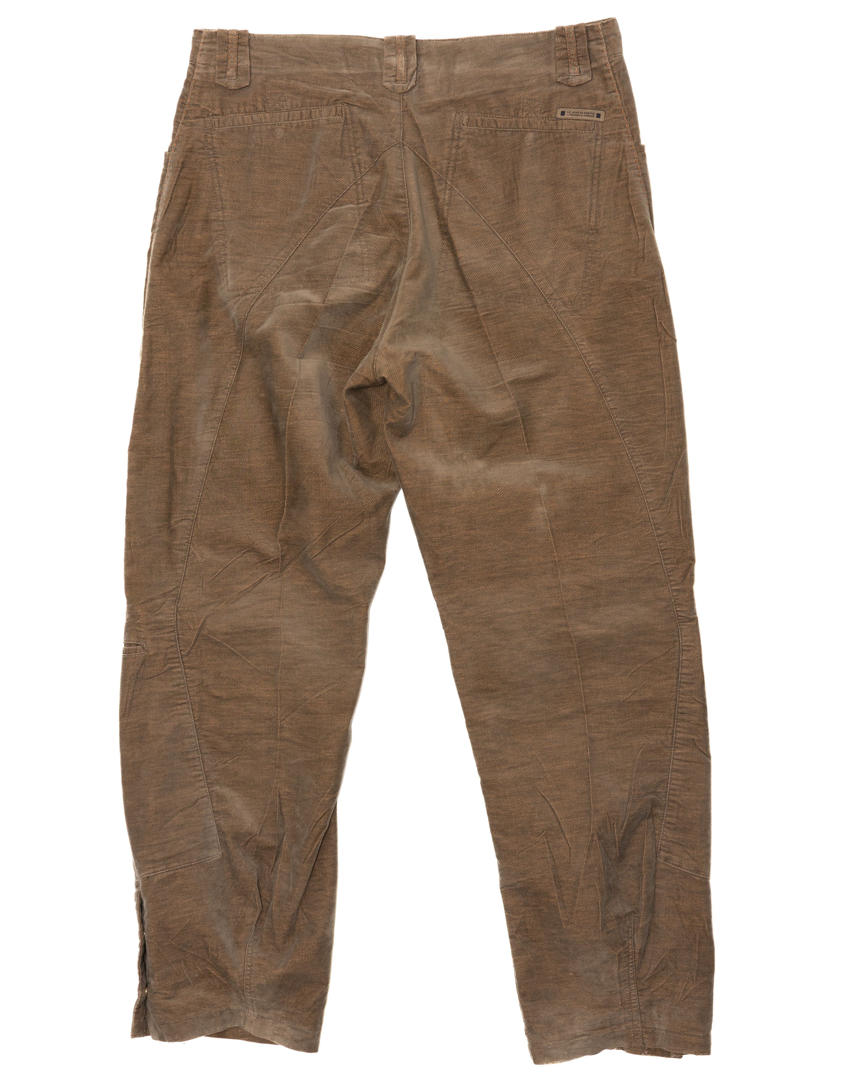 Marithe + Francois Girbaud 2000s Velvet 2 Piece Cargo Parachute Suit Size 40R - 12 Thumbnail