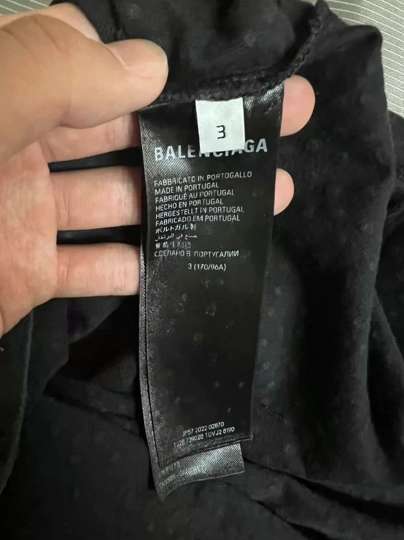 Balenciaga Balenciaga Crystal Printed Short Sleeve Size US L / EU 52-54 / 3 - 4 Thumbnail