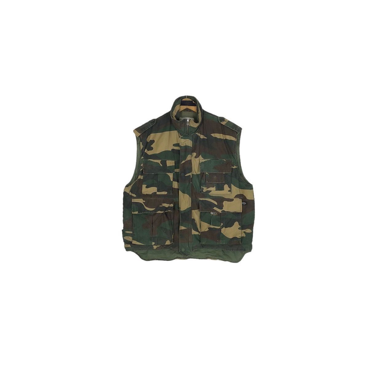 Vintage Vintage US Army Tactical Vest Camouflage Cargo Vest Size US L / EU 52-54 / 3 - 2 Thumbnail