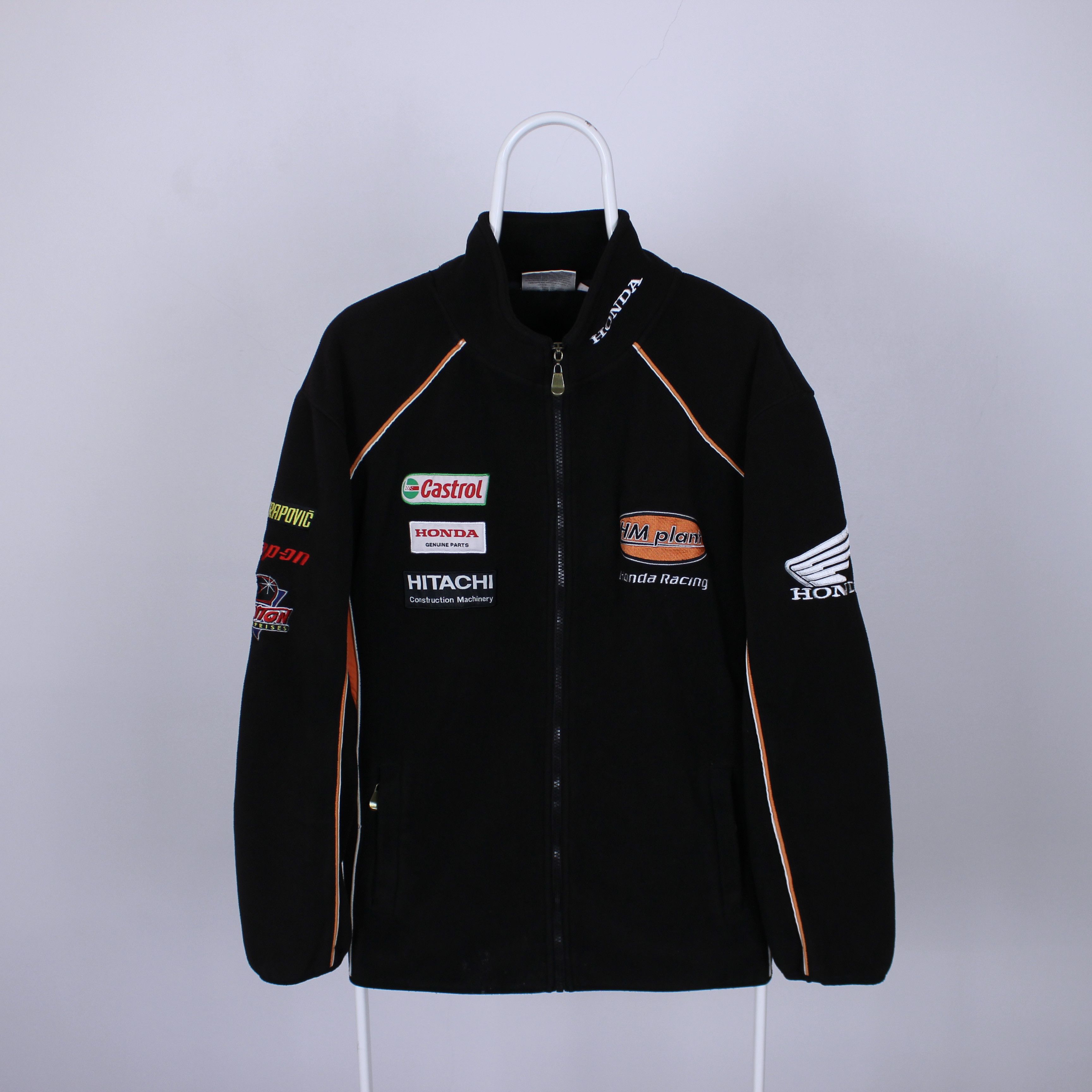 Honda Honda fleece jacket men full zip black L Size US L / EU 52-54 / 3 - 2 Thumbnail