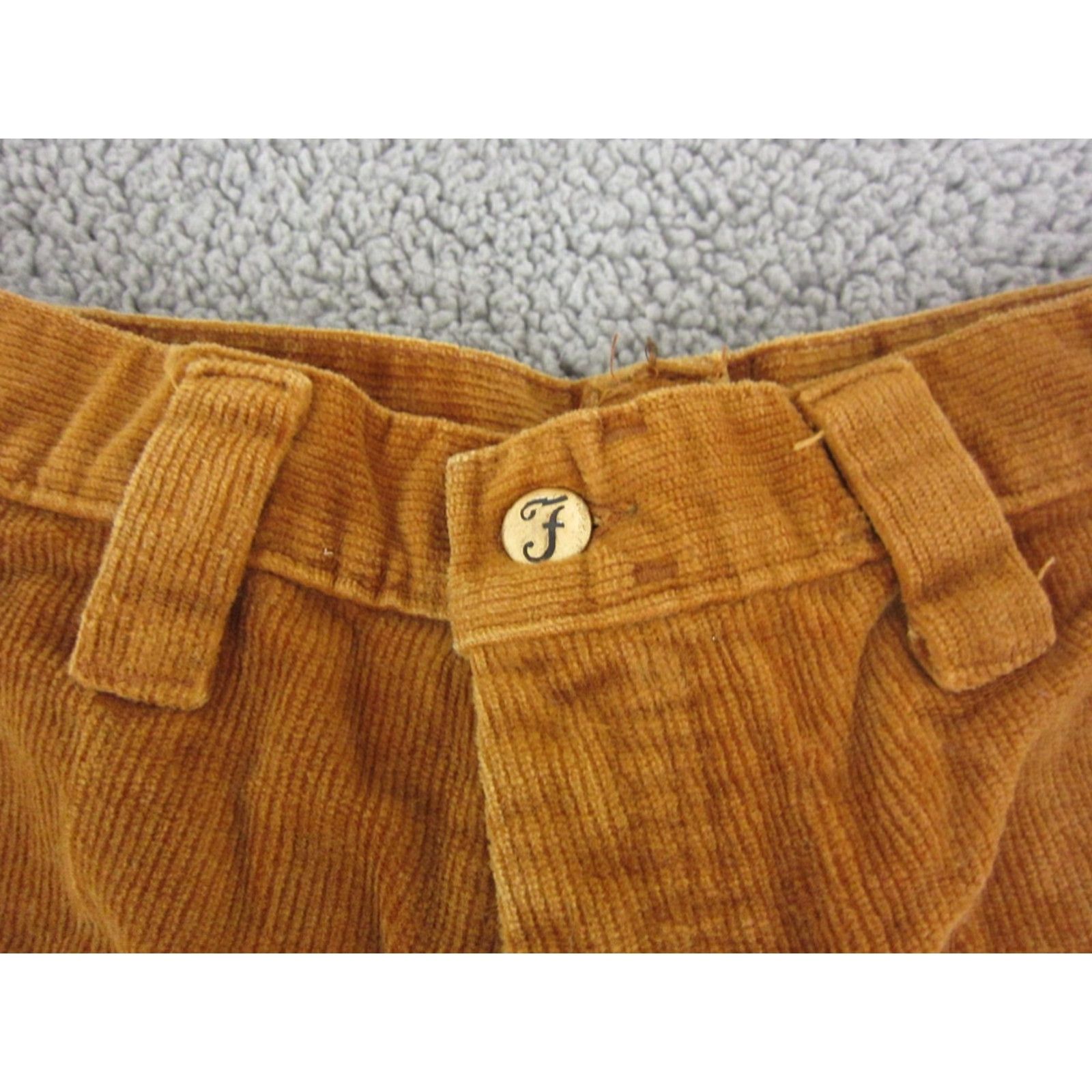 Farah VINTAGE Farah Pants Corduroy 12/13 Regular 23w x 31L Brown Mens Womens Teens? Size 34" / US 12 / IT 48 - 5 Thumbnail