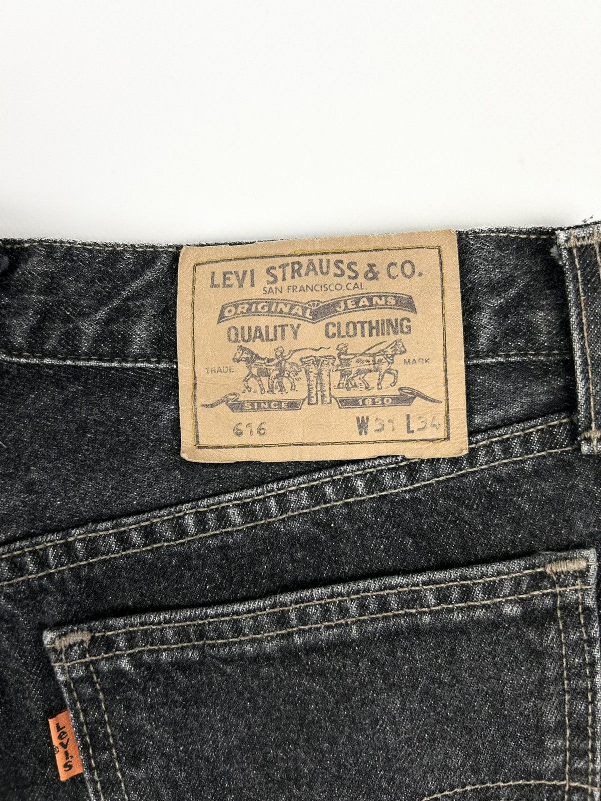 Levi's Vintage Clothing Rare Levis 616 Orange Tab Vintage Jeans Grey Denim Y2k Size US 31 - 11 Thumbnail