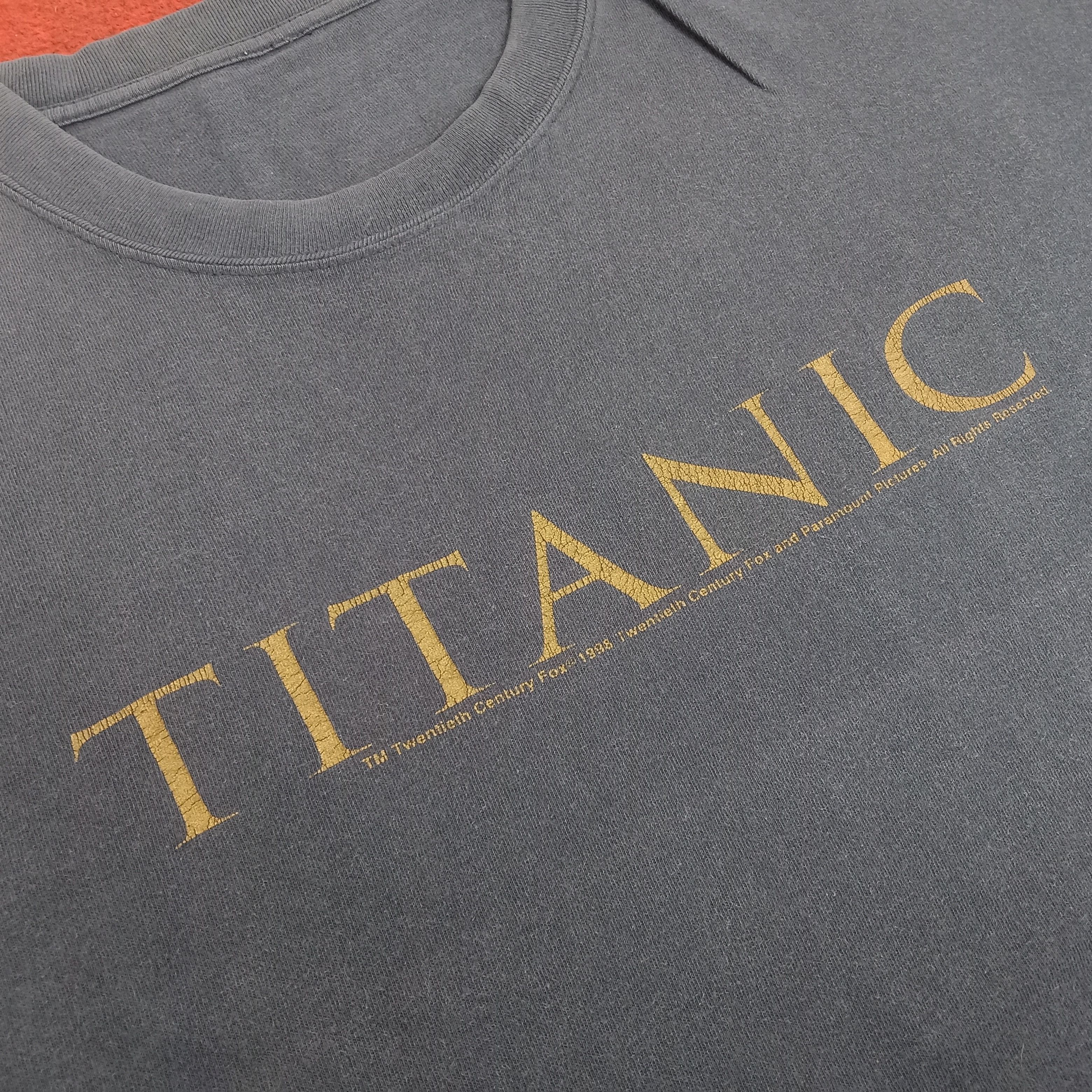 Vintage Titanic Movie Promo Style Vintage Tshirt Size US L / EU 52-54 / 3 - 2 Thumbnail