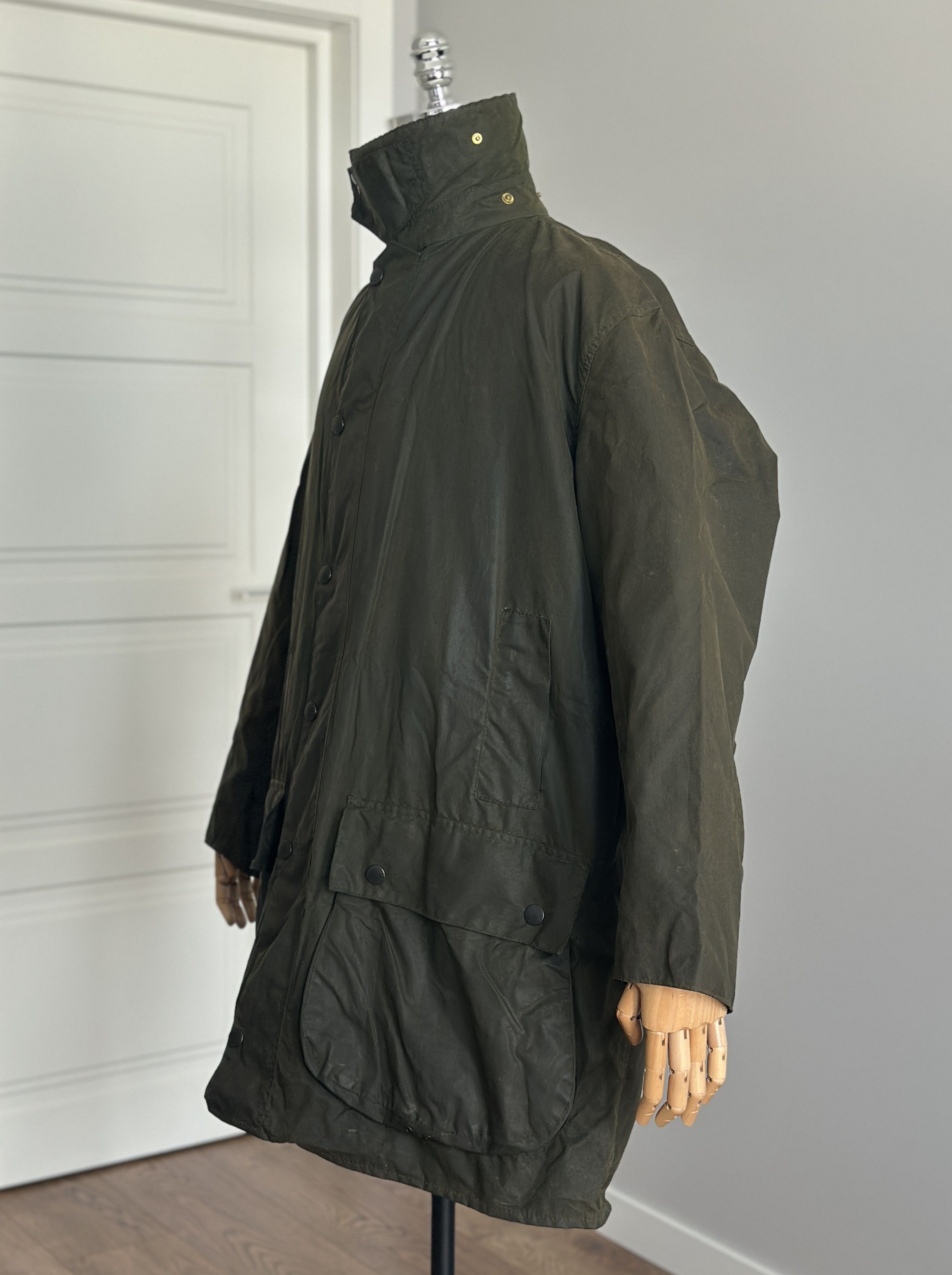 Barbour BARBOUR A200 Border Wax Jacket C46 / 117CM England Vintage Size US XXL / EU 58 / 5 - 6 Thumbnail