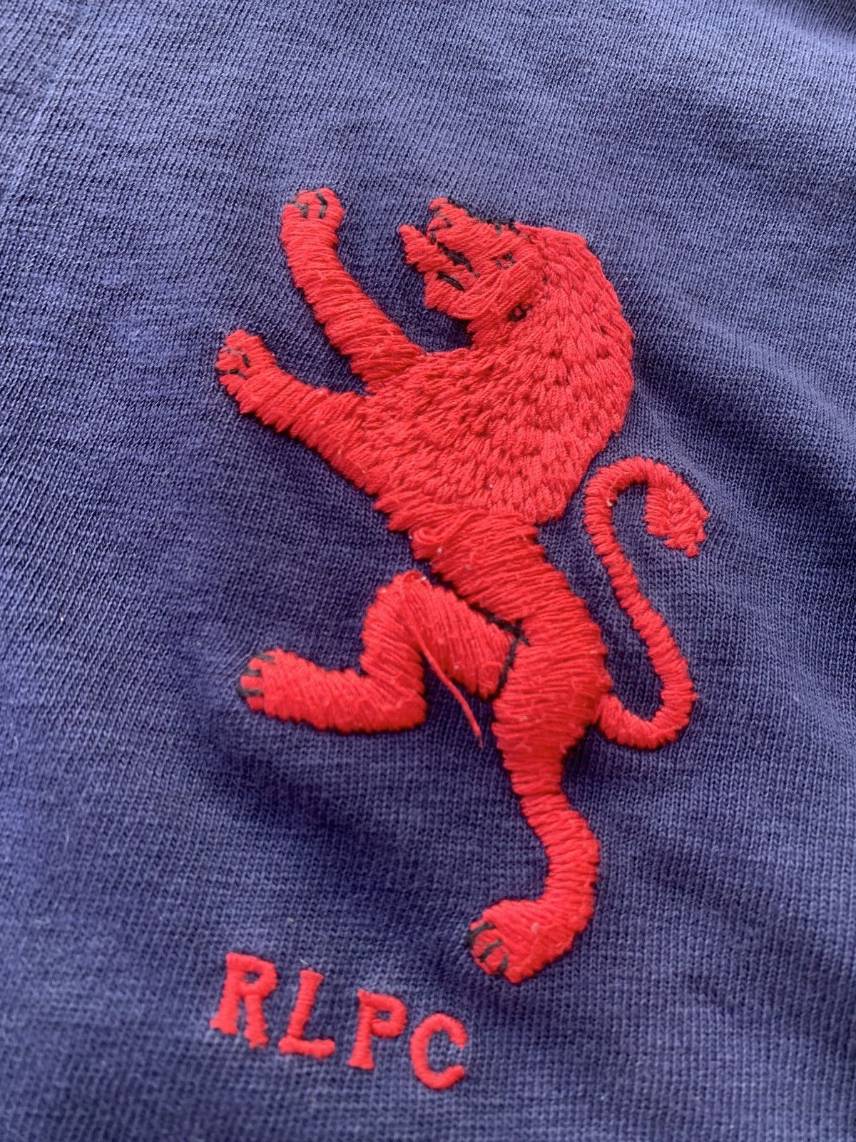 Ralph Lauren Vintage Polo Ralph Lauren Lion Rugby Navy Back Patch 8 Size US L / EU 52-54 / 3 - 5 Thumbnail